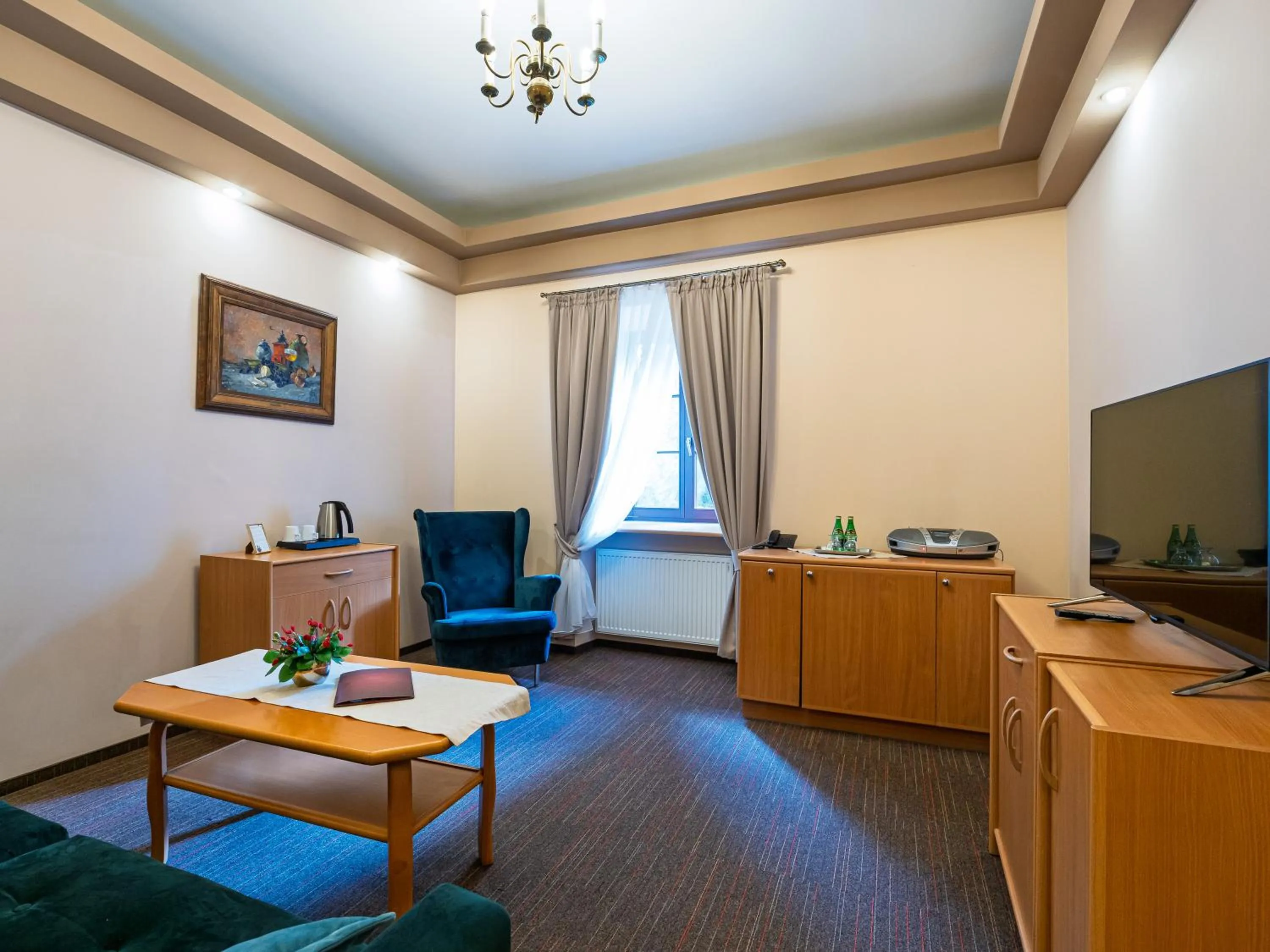 Seating area in Zamek w Krasiczynie