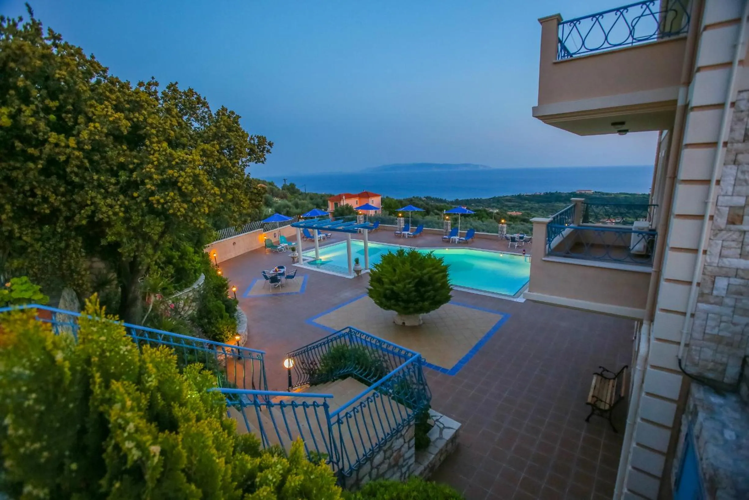 Pool view in Diana Studios