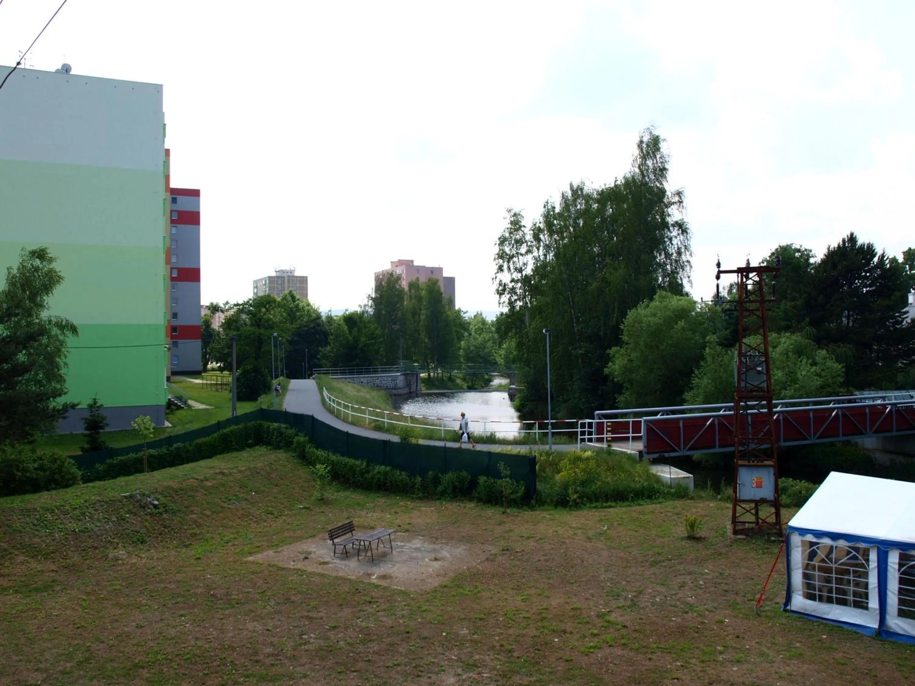 Garden view in Pension Village