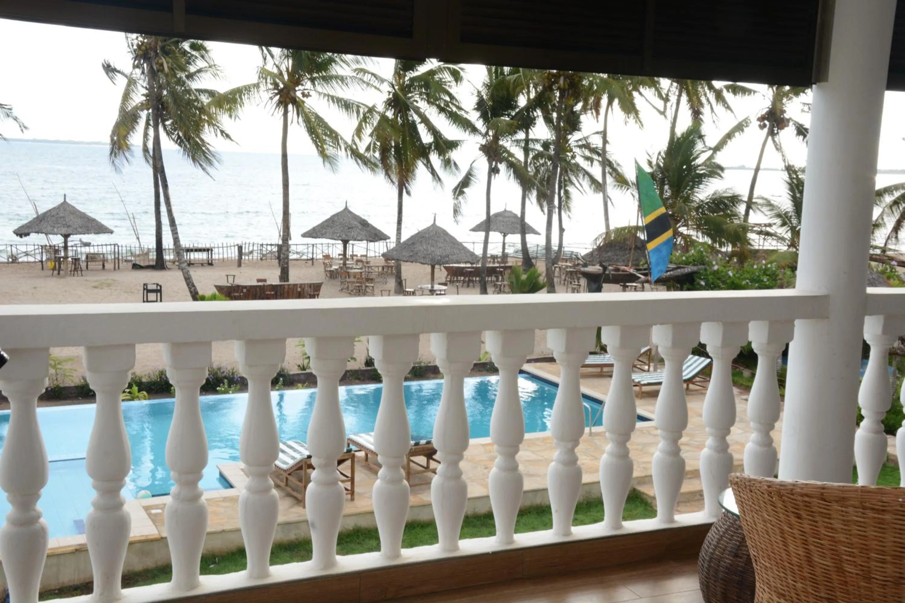 Balcony/Terrace in Villa Dahl Beach Resort
