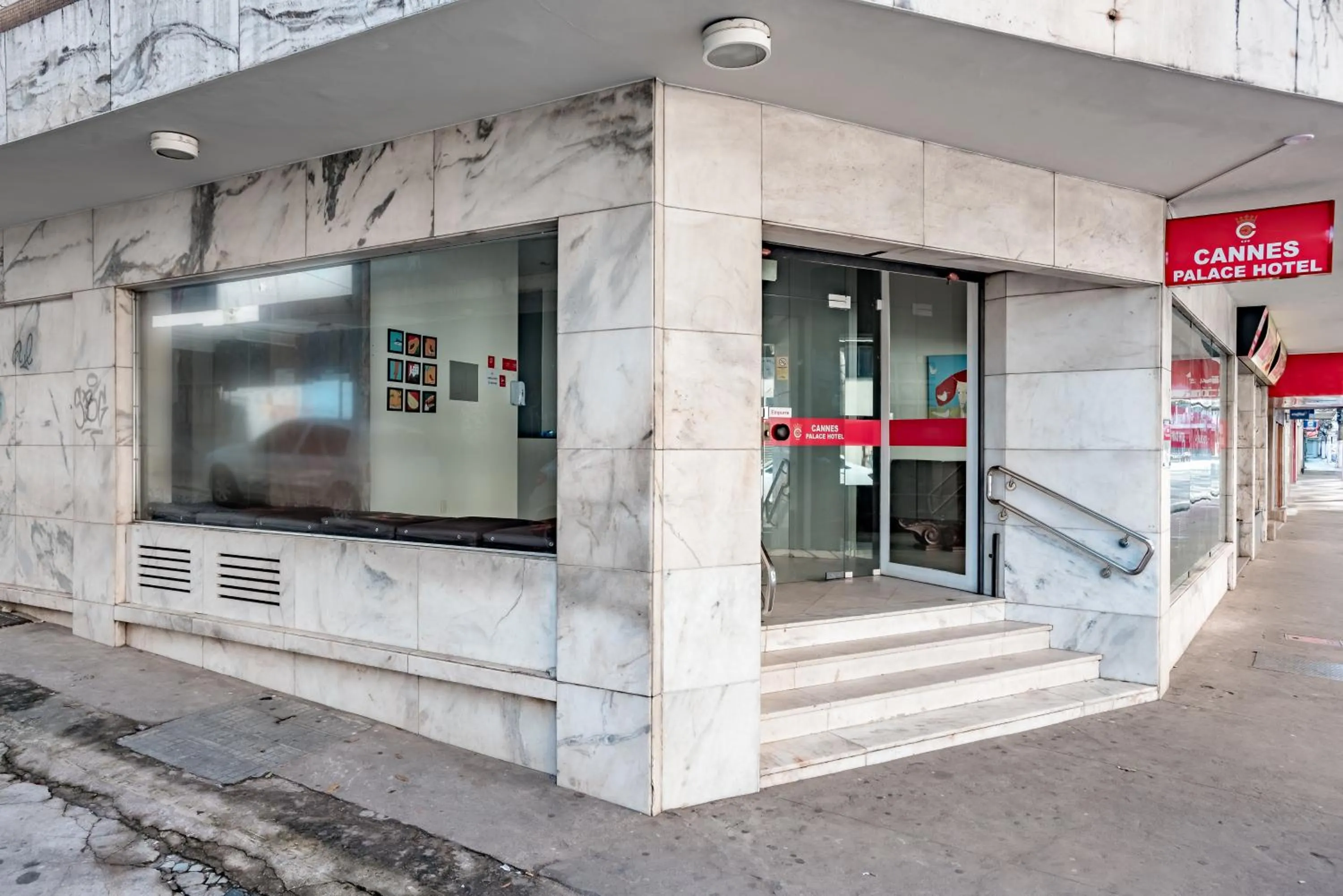 Facade/entrance in Cannes Palace Hotel