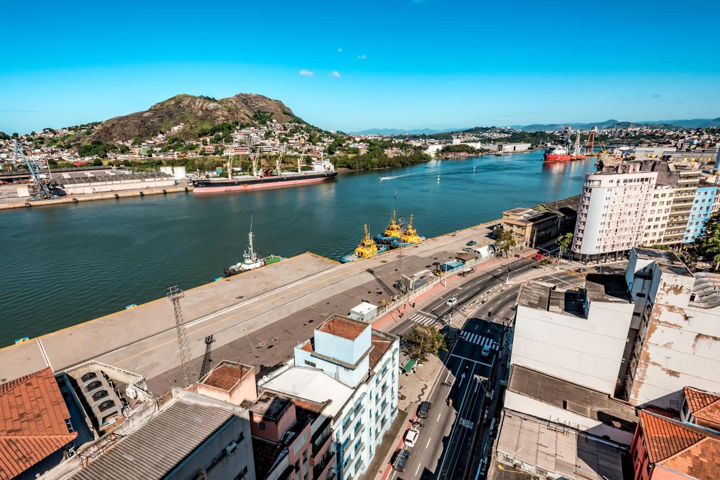City view in Cannes Palace Hotel
