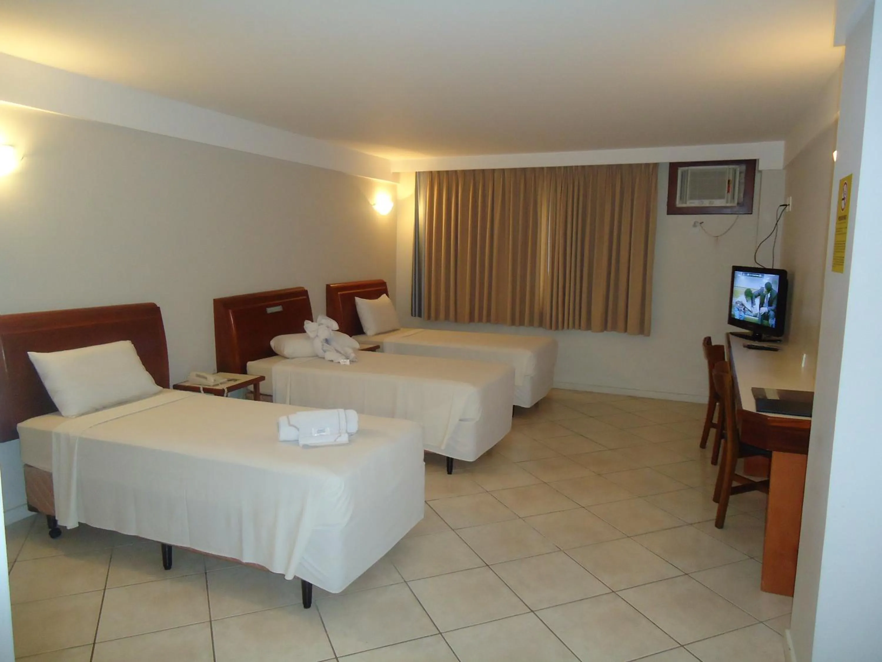 Bed in Hotel Minuano