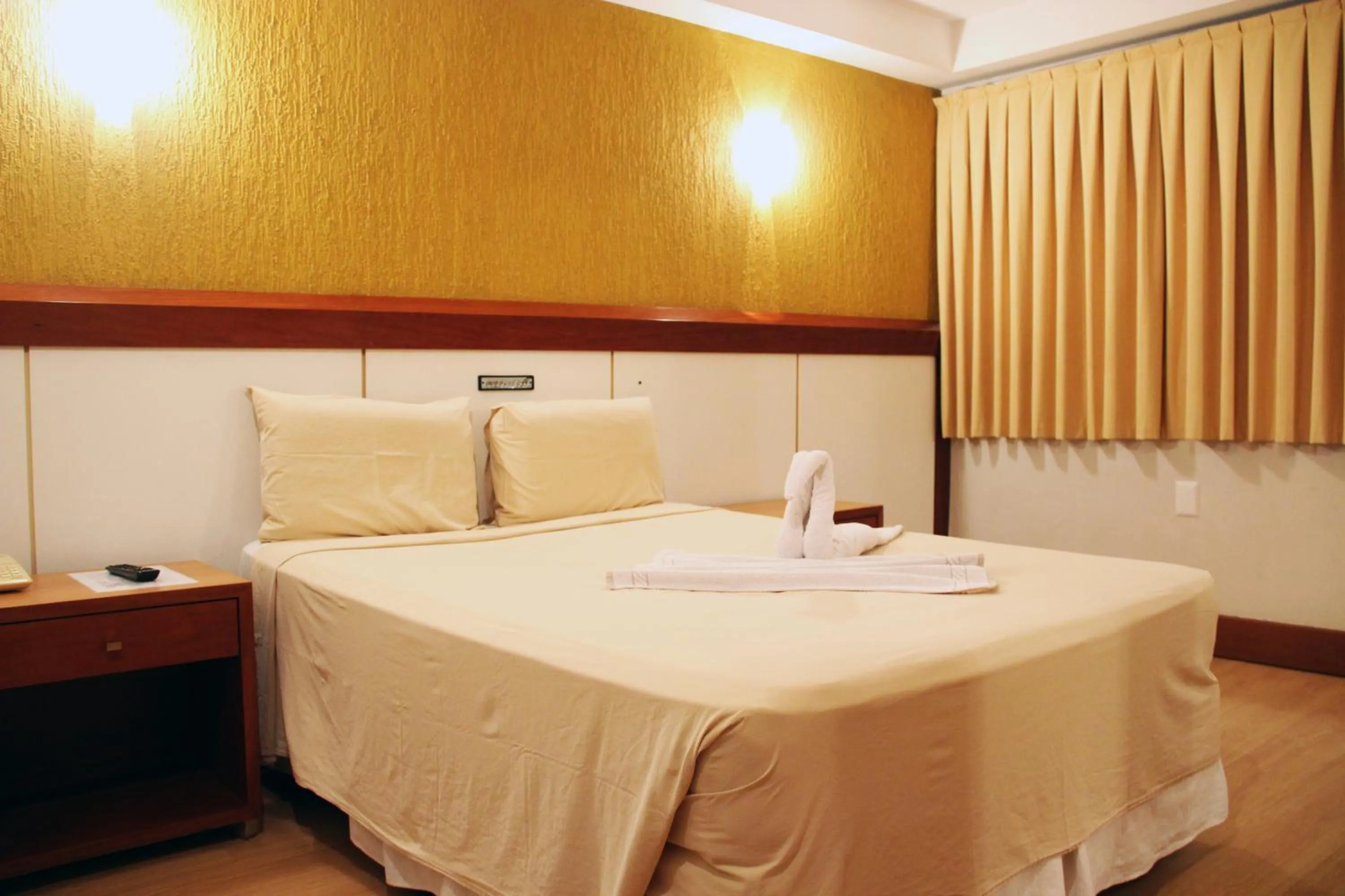 Bed in Hotel Minuano