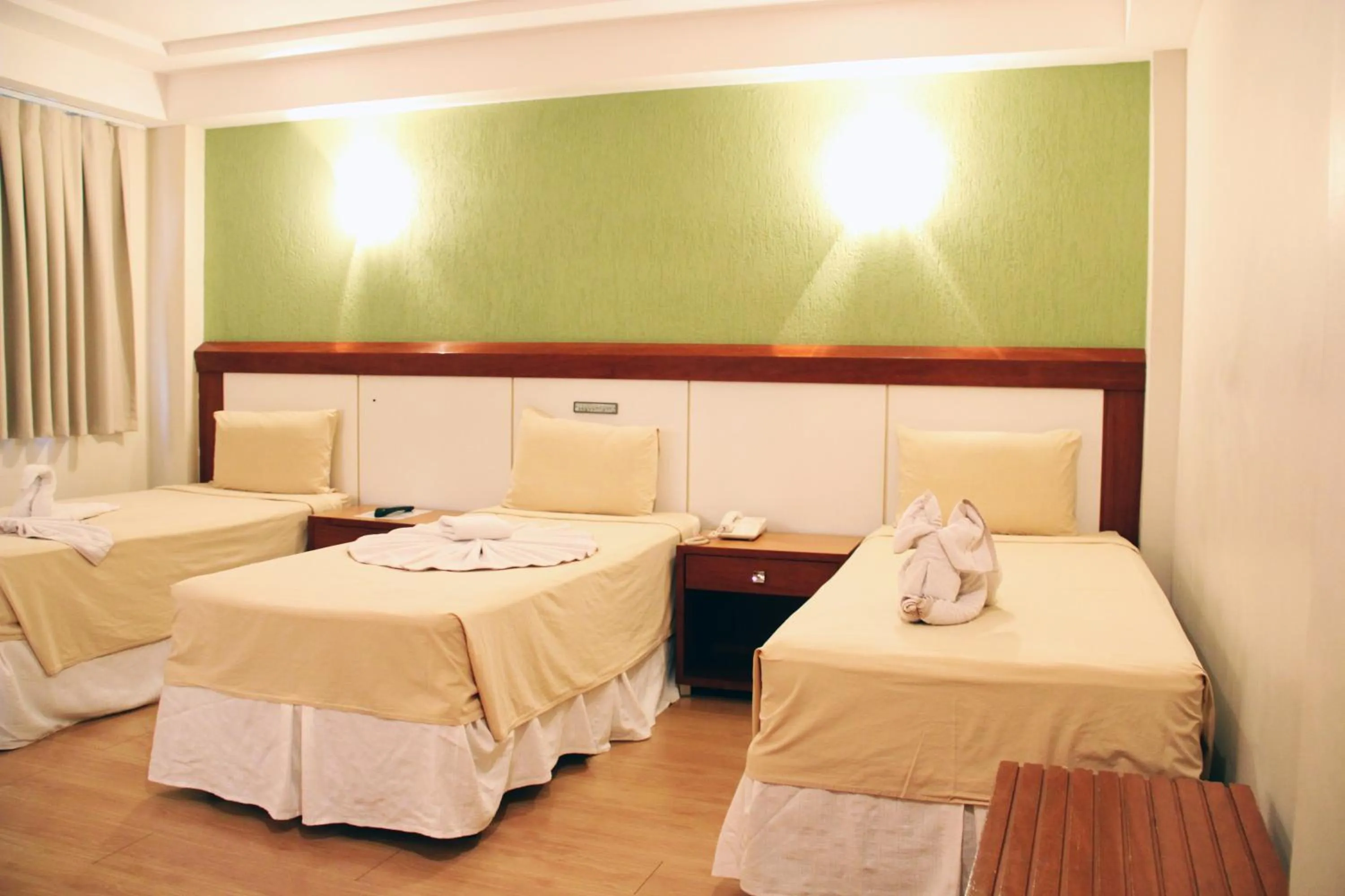 Bed in Hotel Minuano