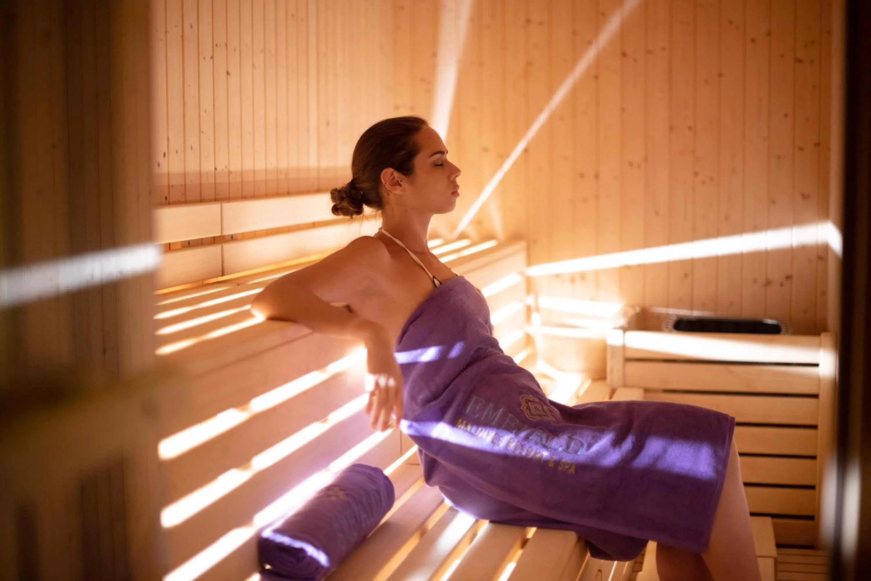 Sauna in Emerald Maldives Resort & Spa-Deluxe All Inclusive