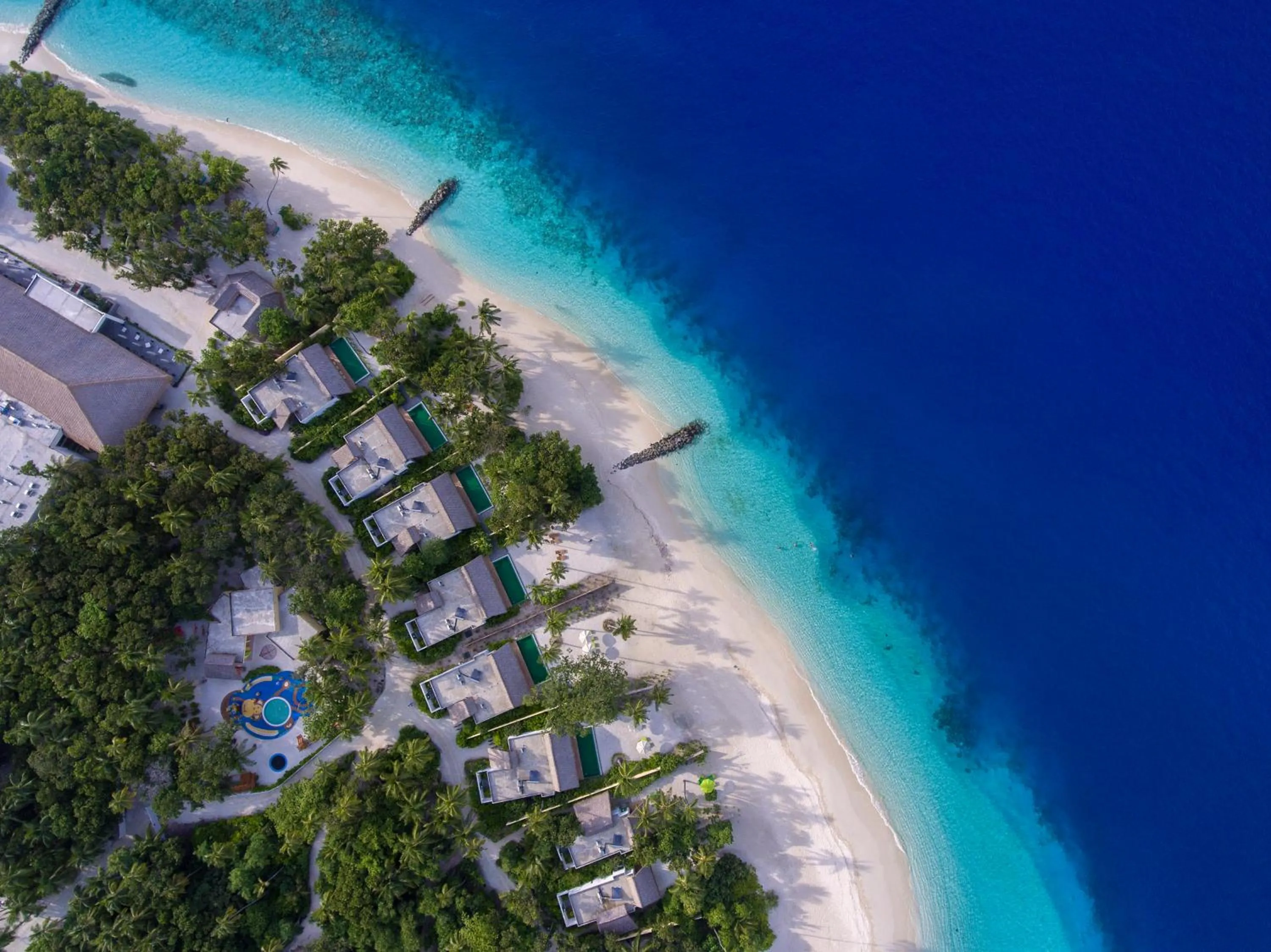 Bird's eye view in Emerald Maldives Resort & Spa-Deluxe All Inclusive
