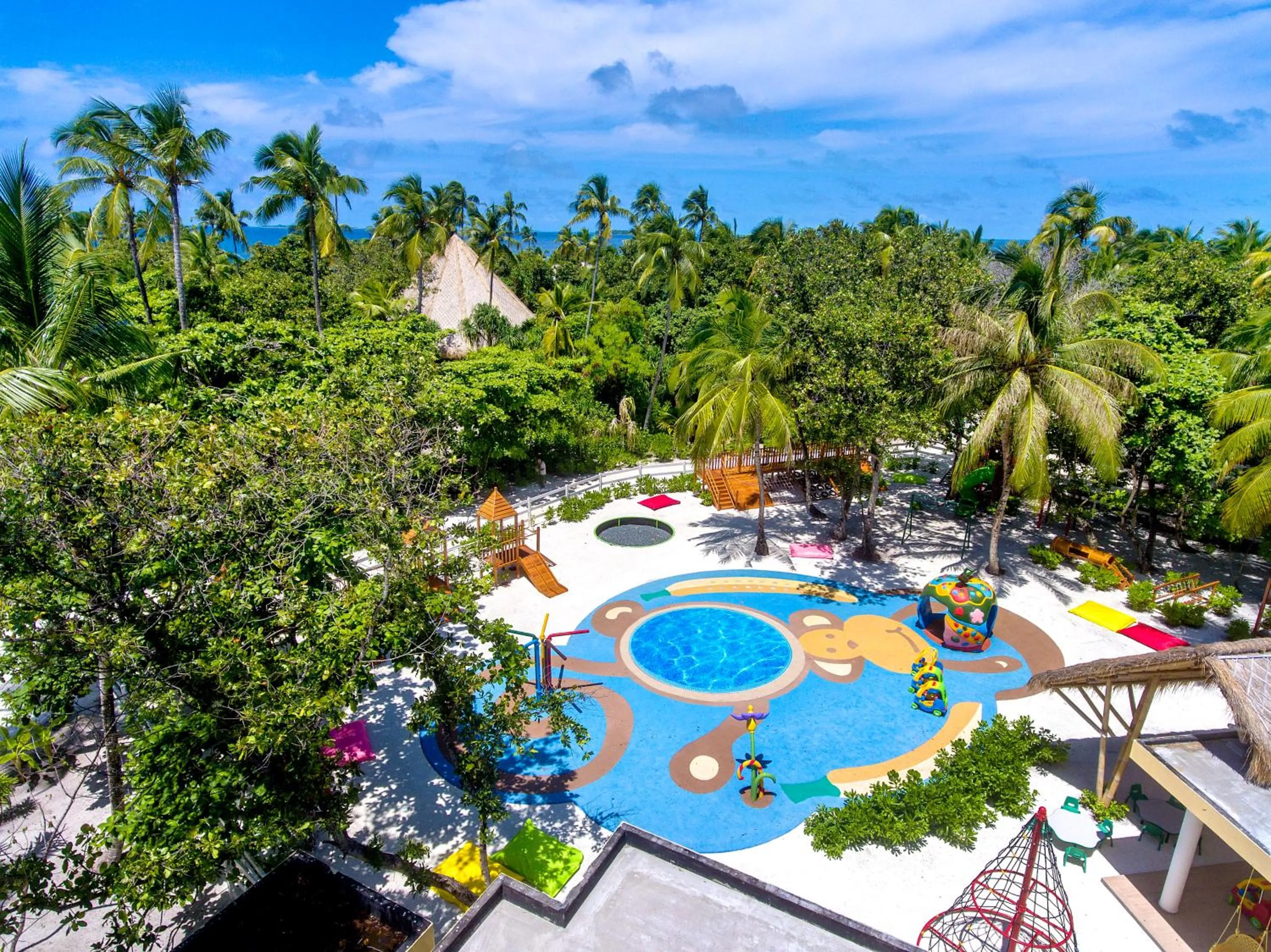 Bird's eye view in Emerald Maldives Resort & Spa-Deluxe All Inclusive