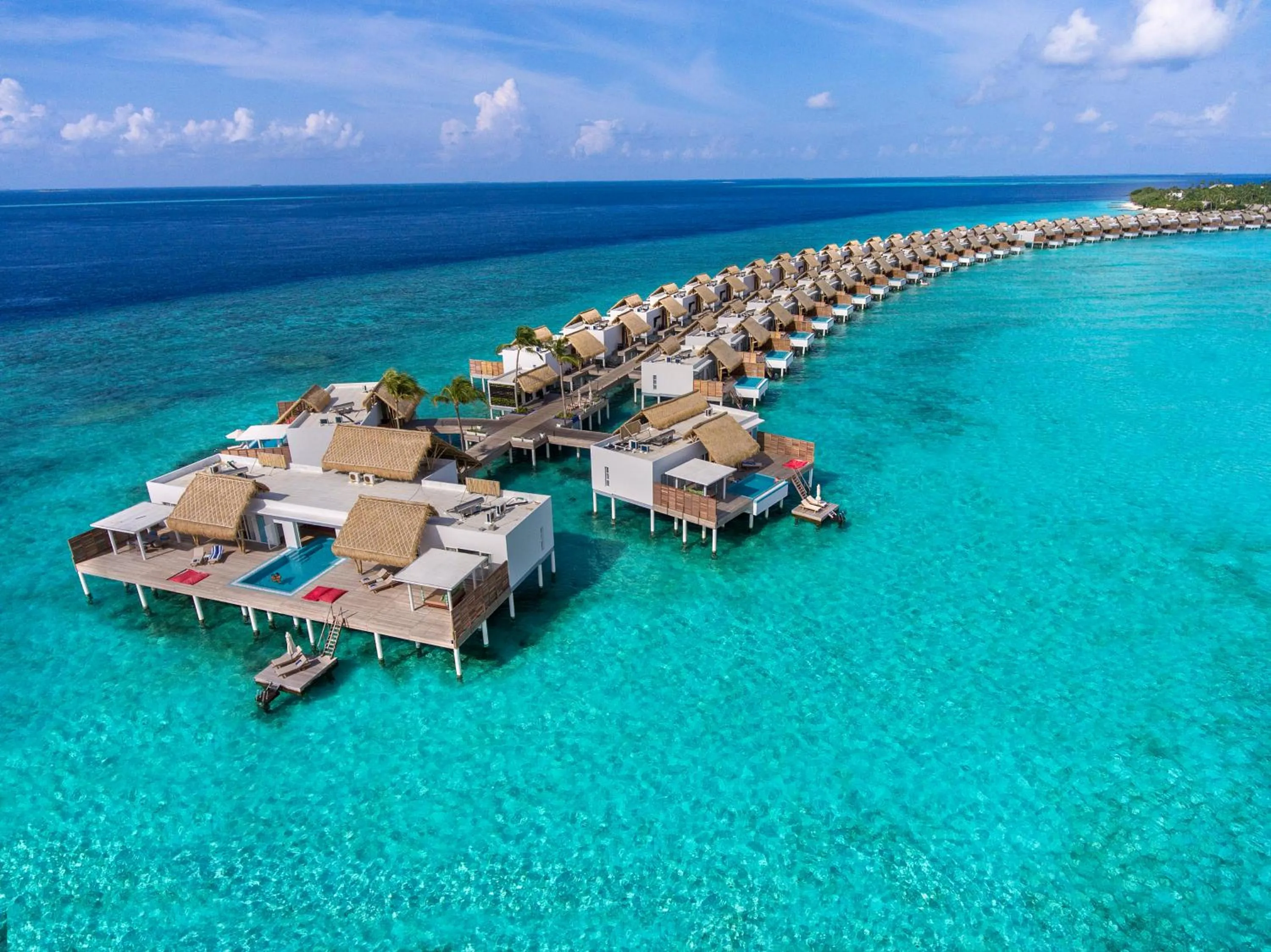 Bird's eye view in Emerald Maldives Resort & Spa-Deluxe All Inclusive