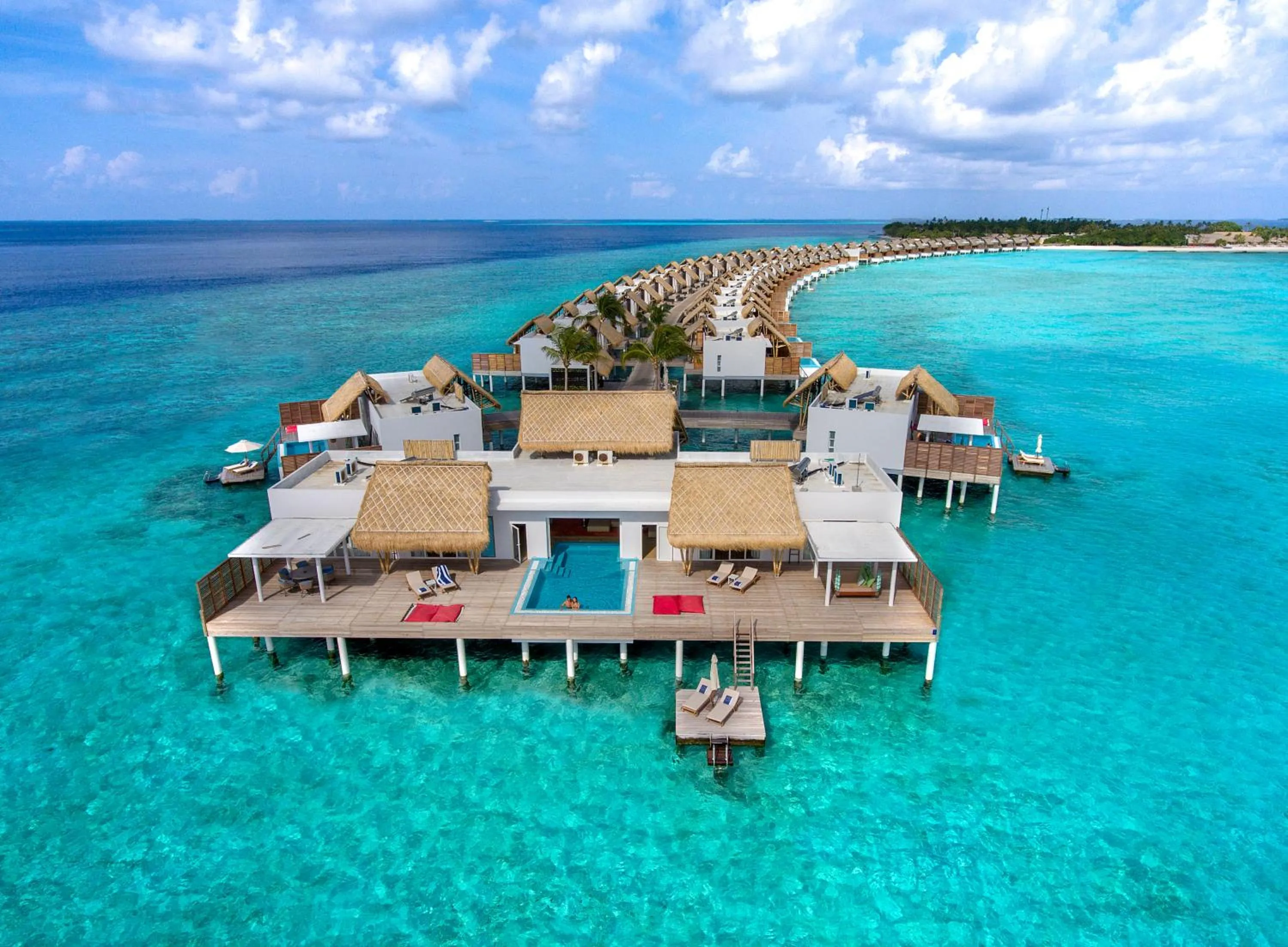 Bird's eye view in Emerald Maldives Resort & Spa-Deluxe All Inclusive