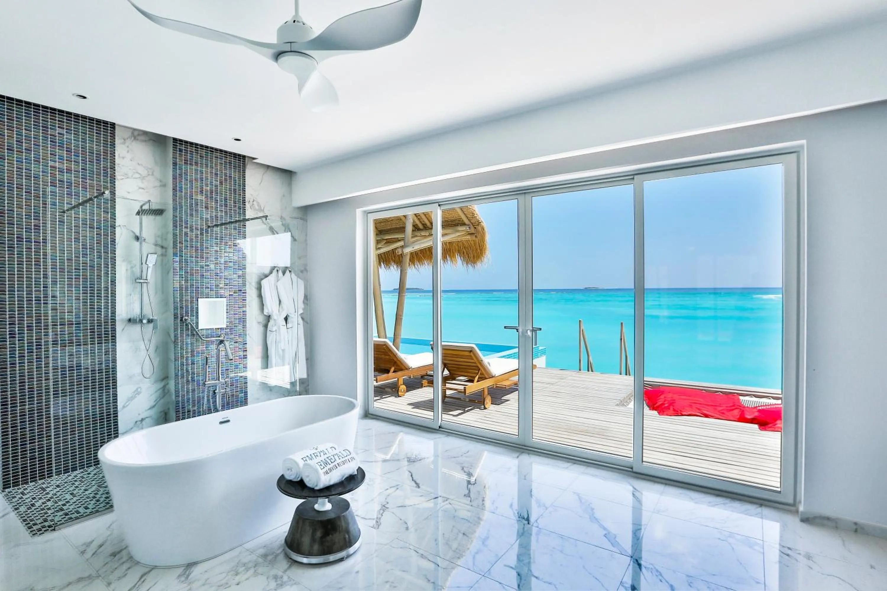 Bathroom in Emerald Maldives Resort & Spa-Deluxe All Inclusive