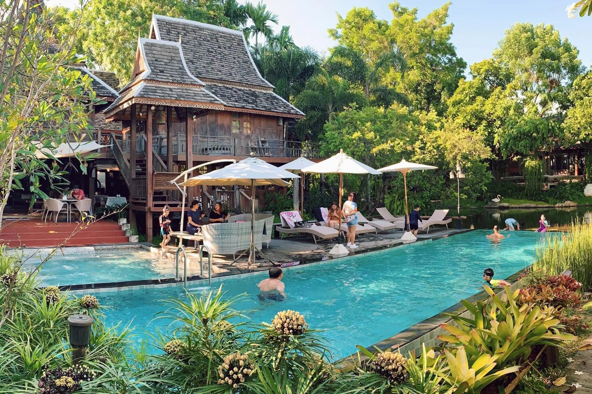 Swimming pool in Baansuwanburi - บ้านสุวรรณบุรี