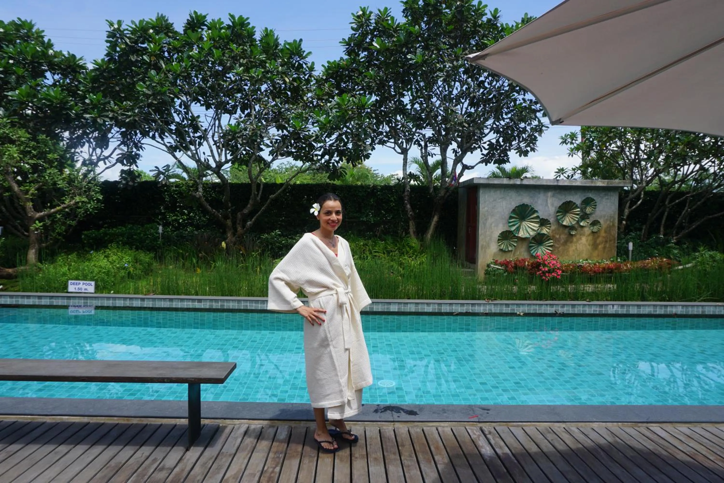 Swimming pool in Baansuwanburi - บ้านสุวรรณบุรี