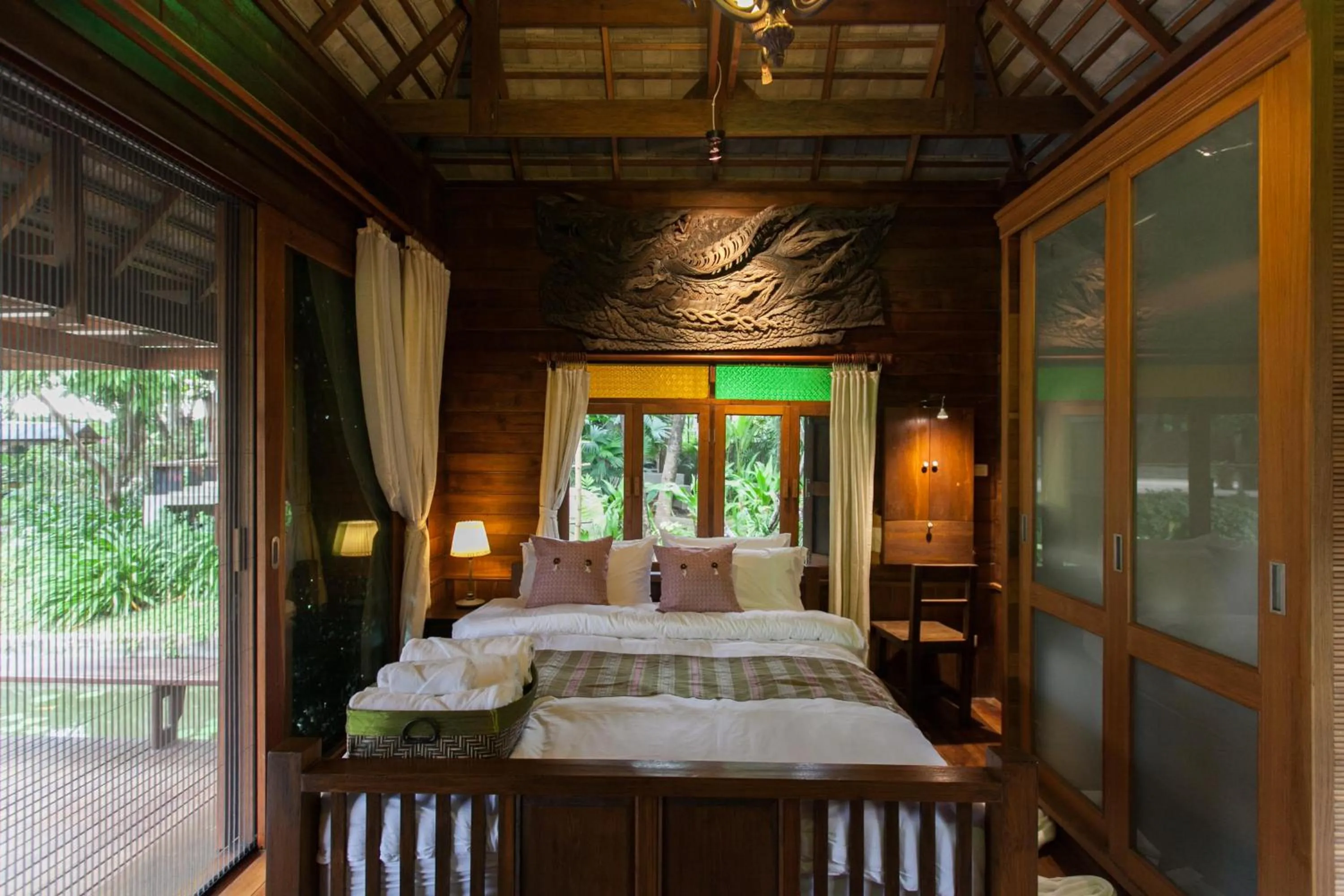 Bedroom, Bed in Baansuwanburi - บ้านสุวรรณบุรี