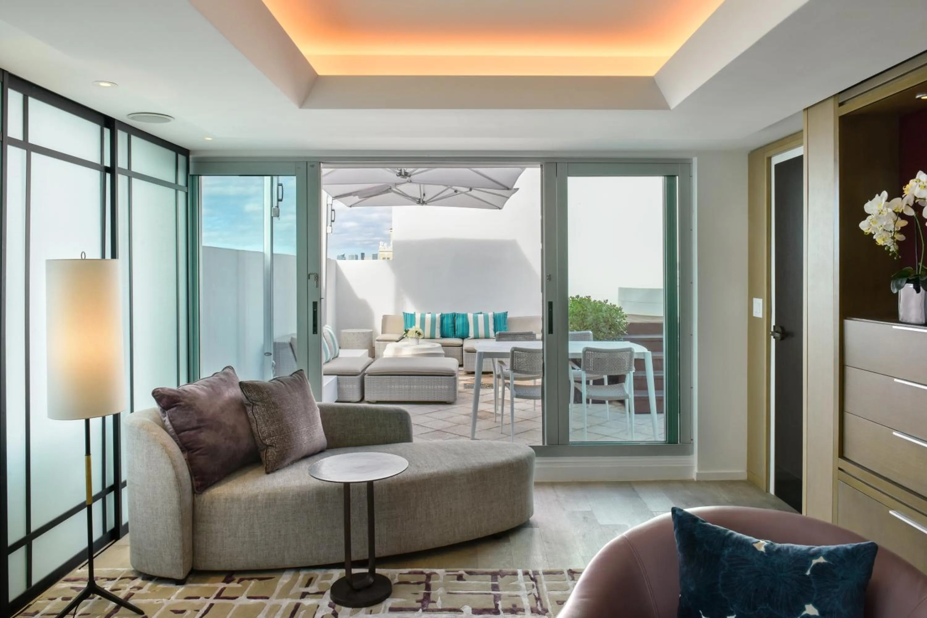 Balcony/Terrace in Hotel Victor South Beach