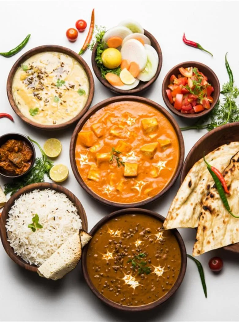 Food and drinks in Dhanunjayas Luxury Hotel