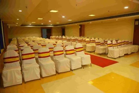 Living room in Dhanunjayas Luxury Hotel