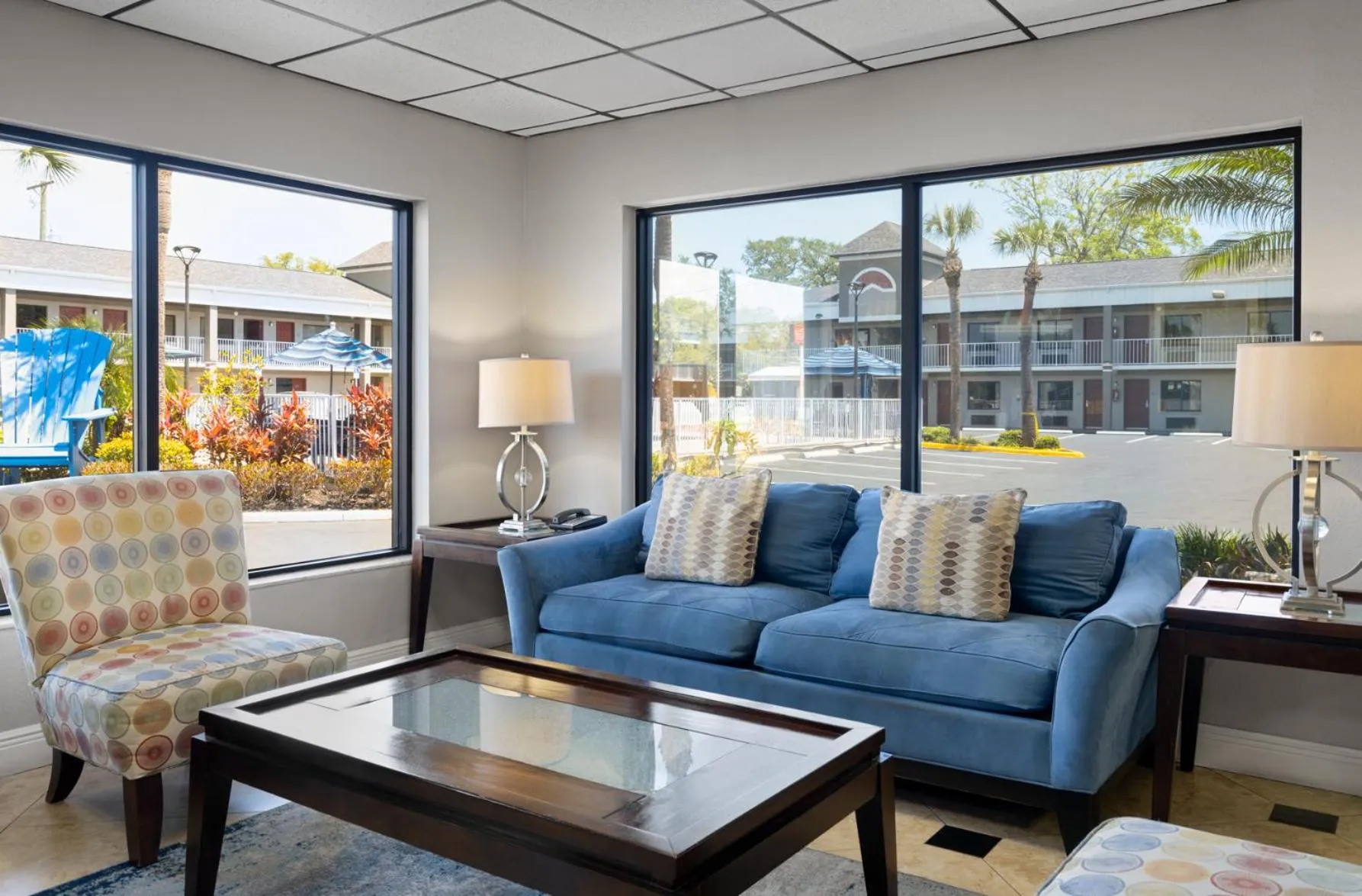 Lobby or reception in Hotel South Tampa & Suites