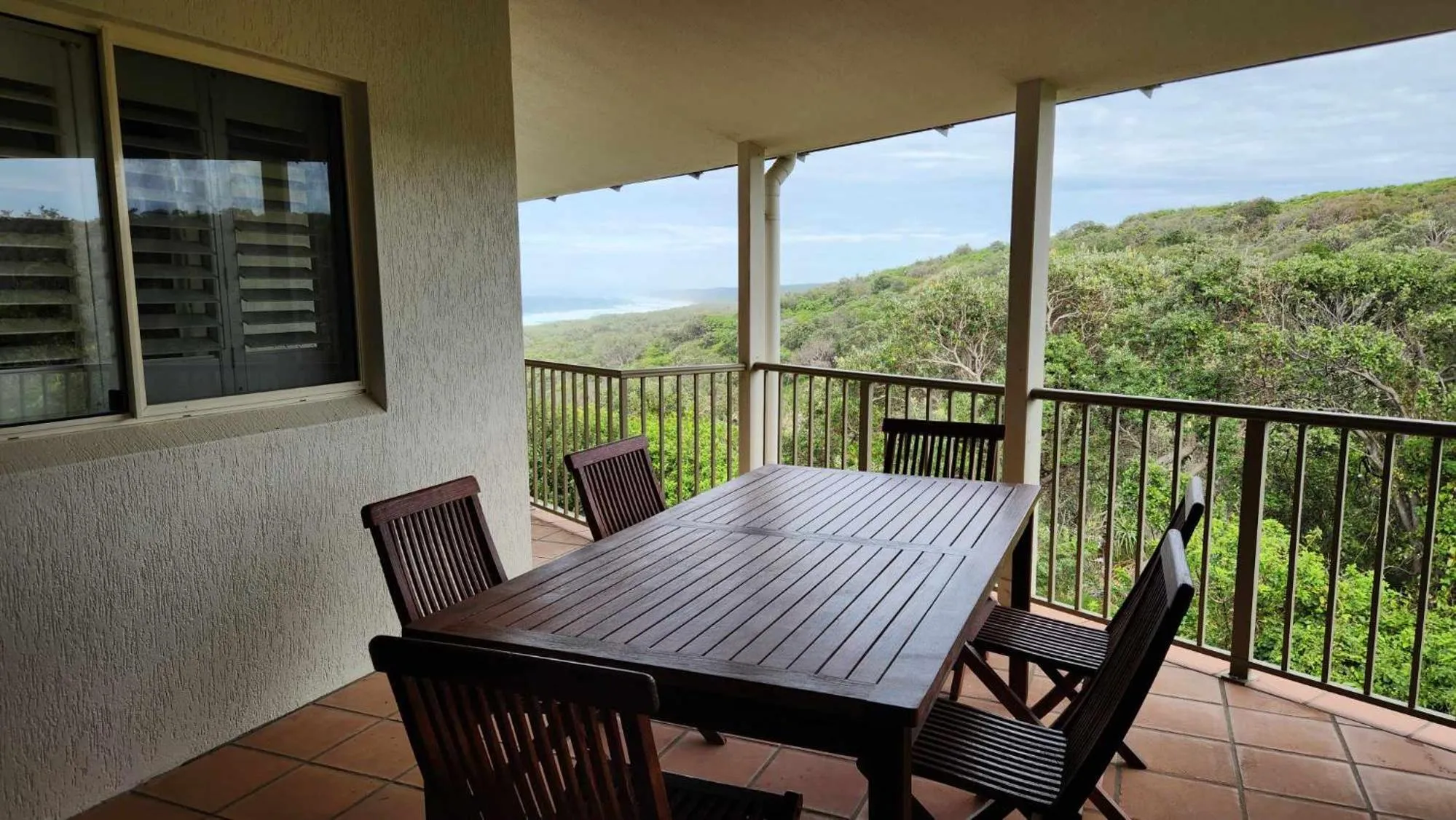 Patio in Whalewatch Ocean Beach Resort