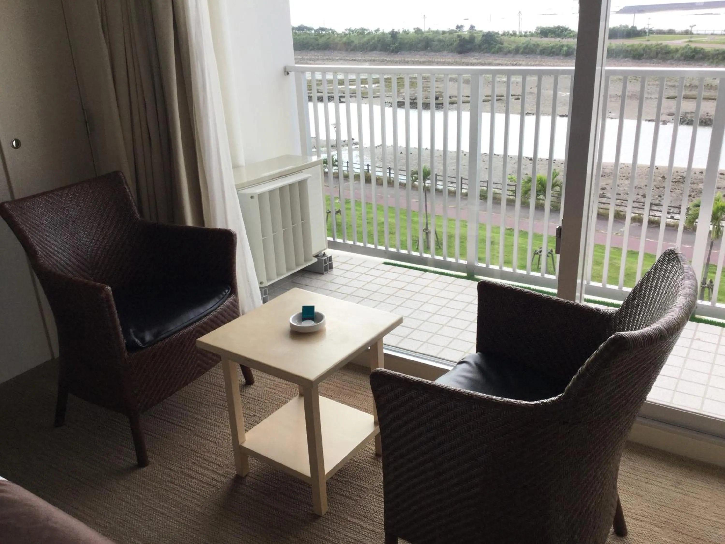 Seating area in Hotel Gran View Garden Okinawa