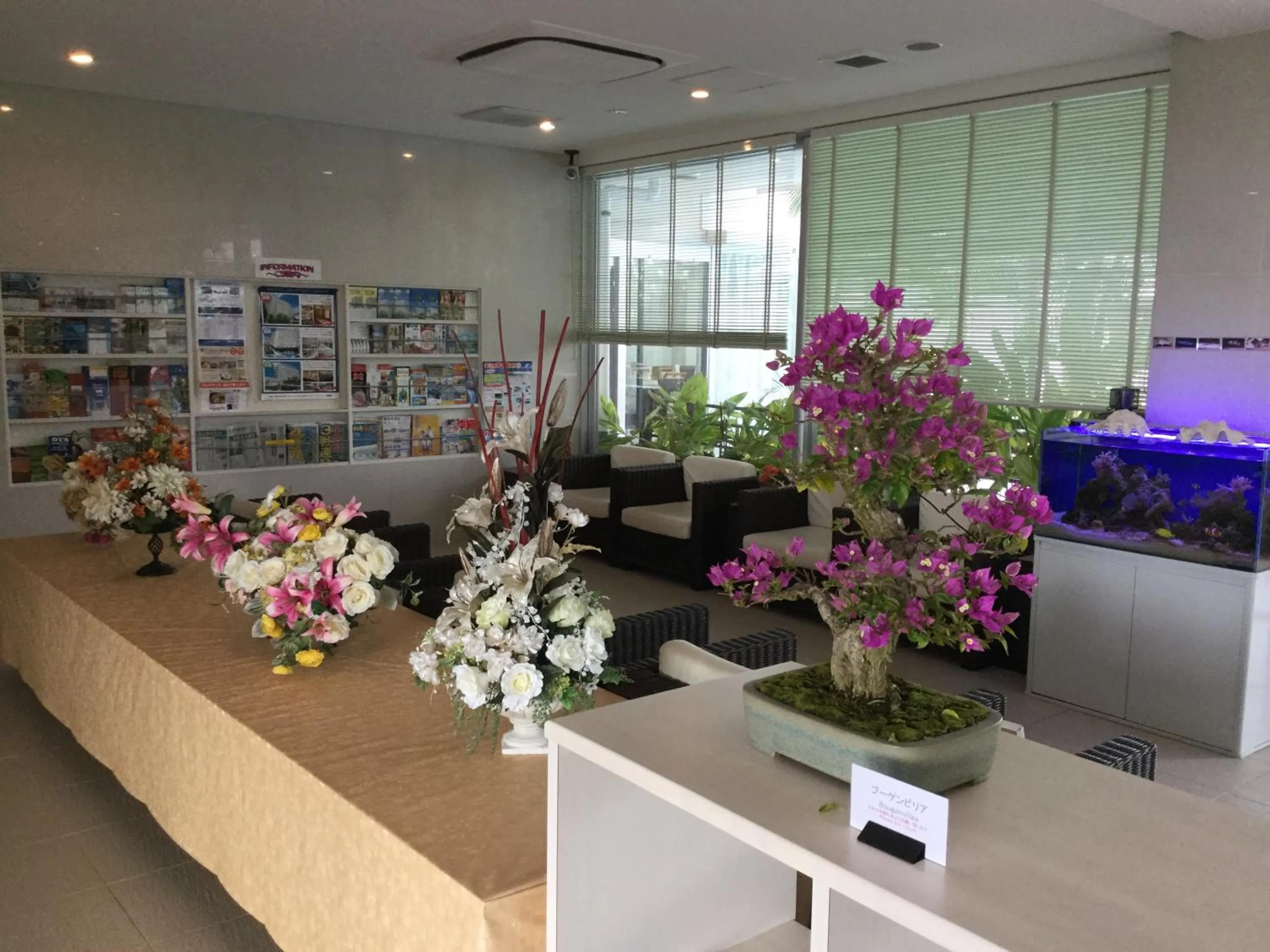 Decorative detail in Hotel Gran View Garden Okinawa