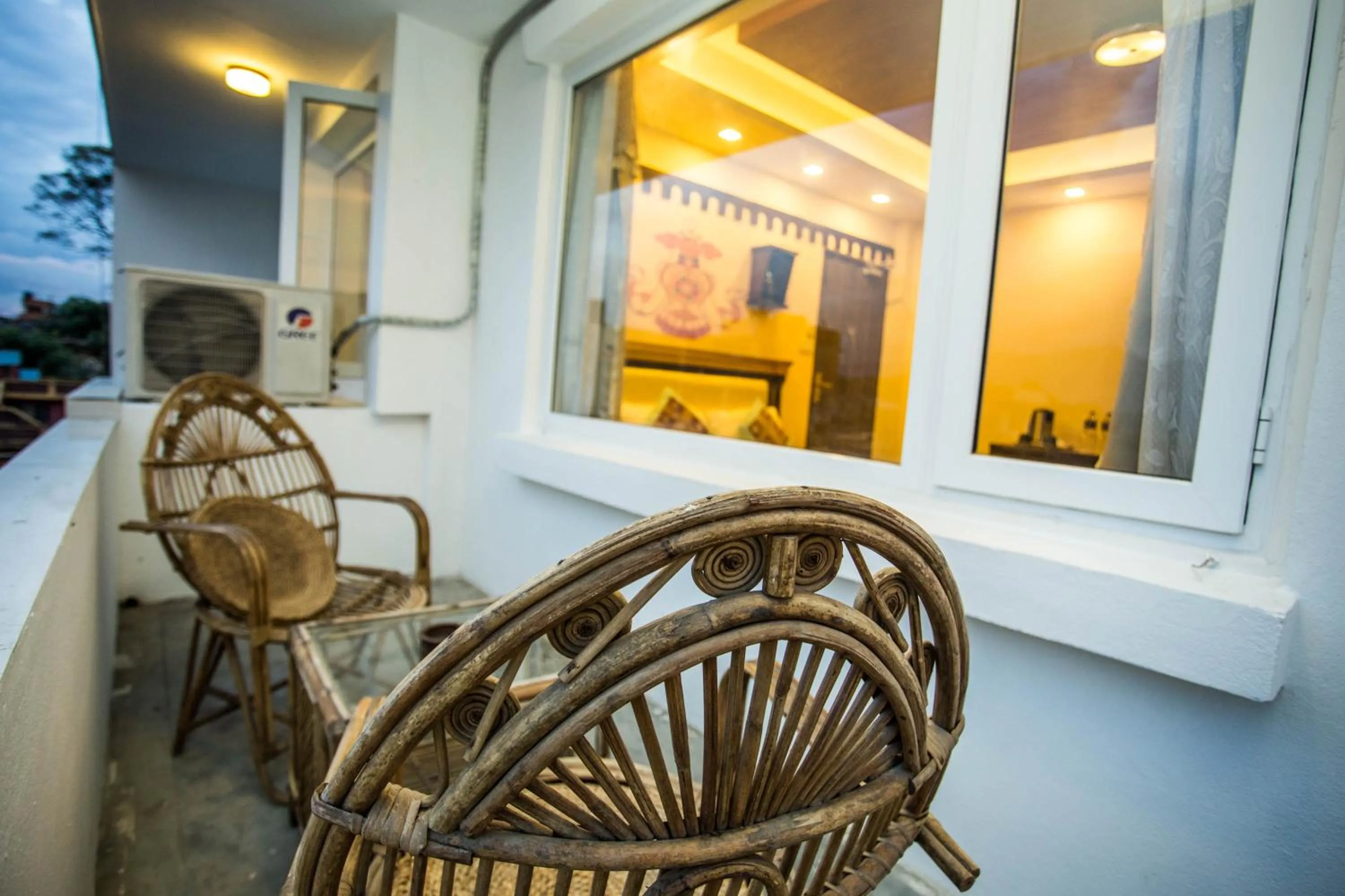 Balcony/Terrace in Hotel Encounter Nepal & Spa