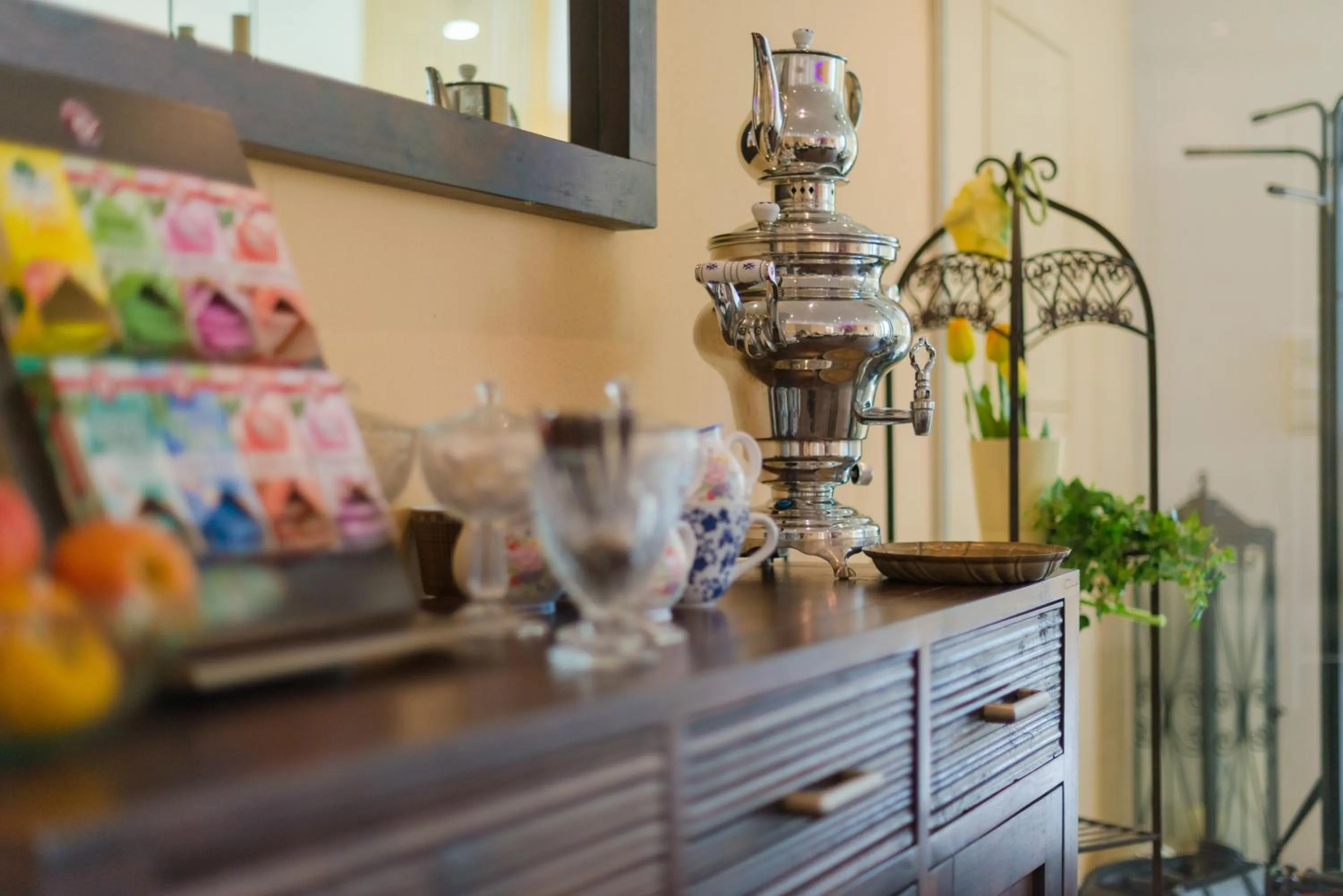 Coffee/tea facilities in Spa&Aktiv Hotel Lavendel