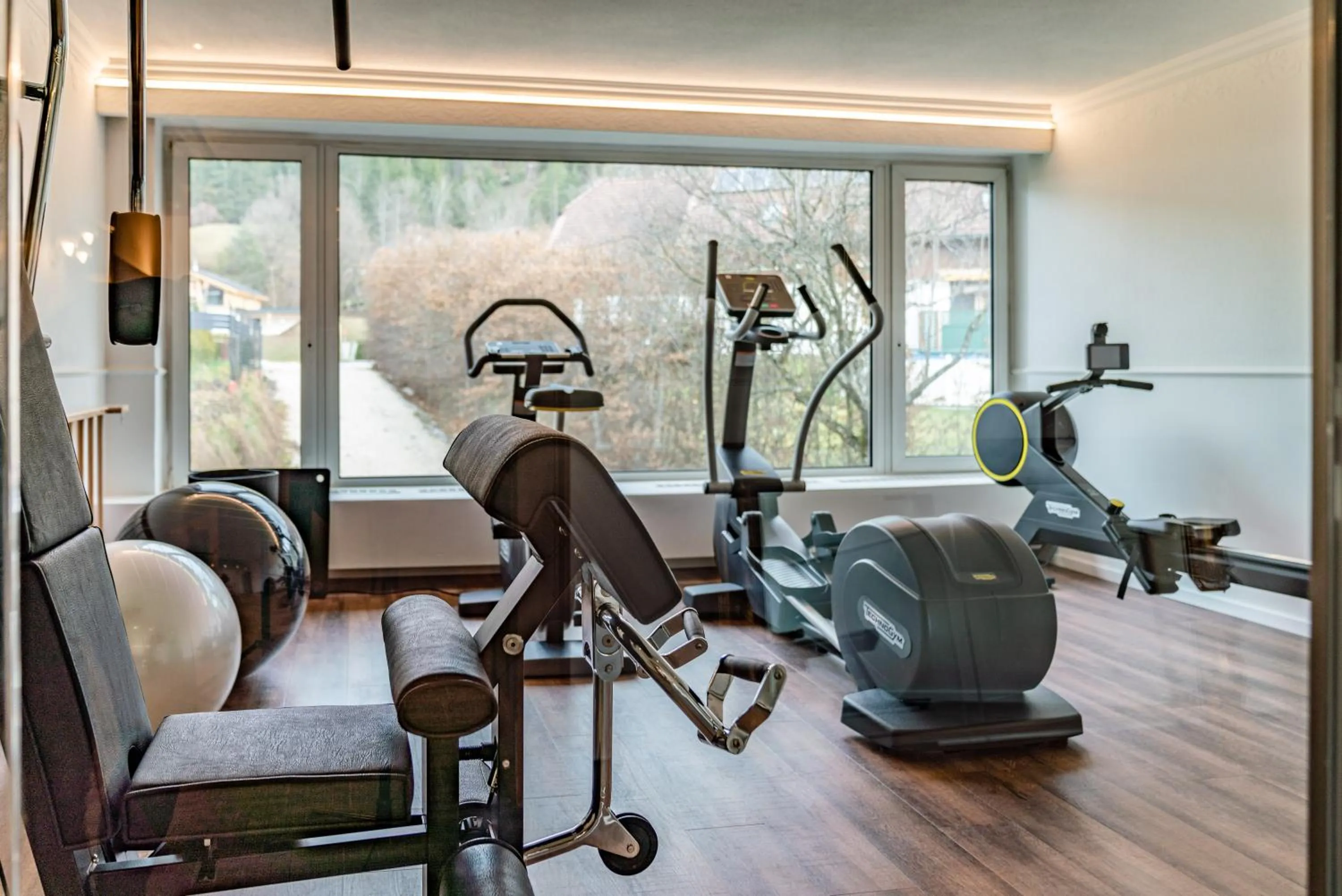 Fitness centre/facilities in Spa&Aktiv Hotel Lavendel