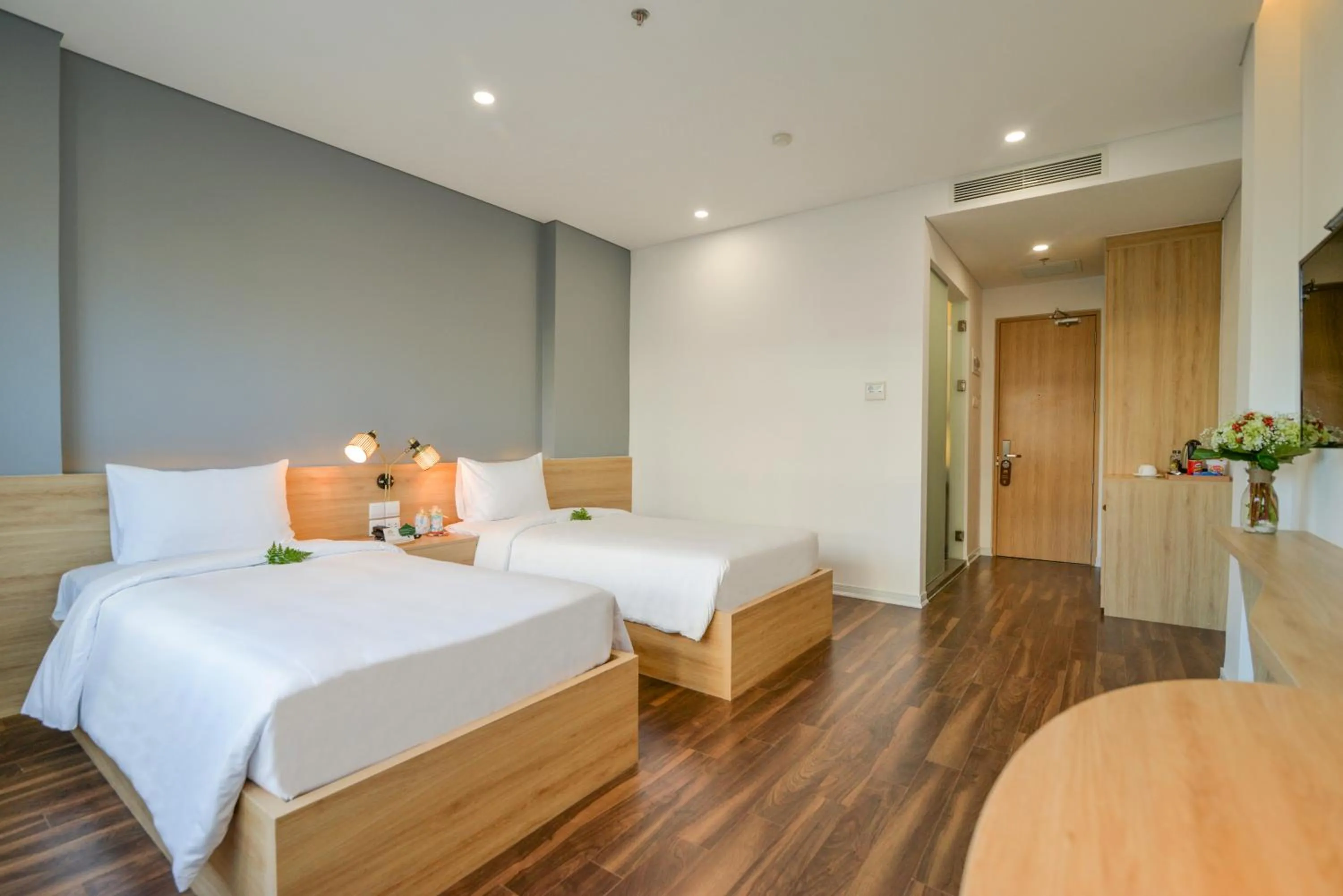 Bed in Magnolia Hotel