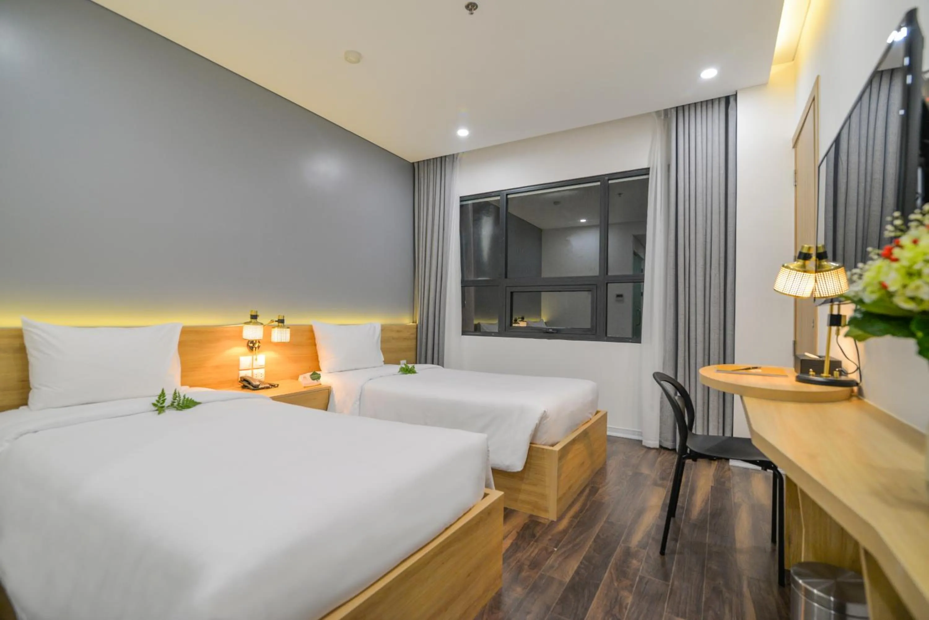 Bed in Magnolia Hotel