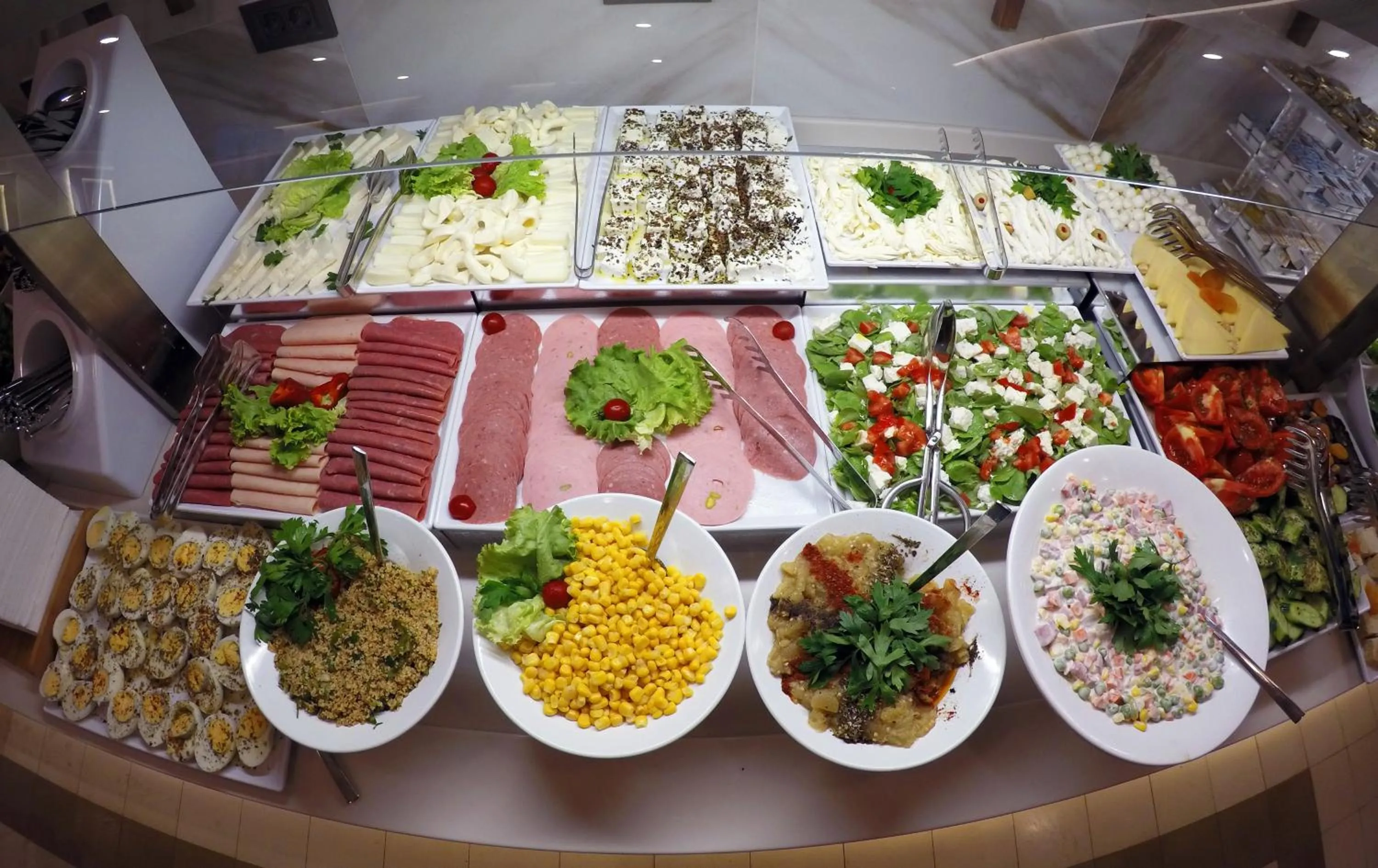 Food in Mukarnas Taksim Hotel