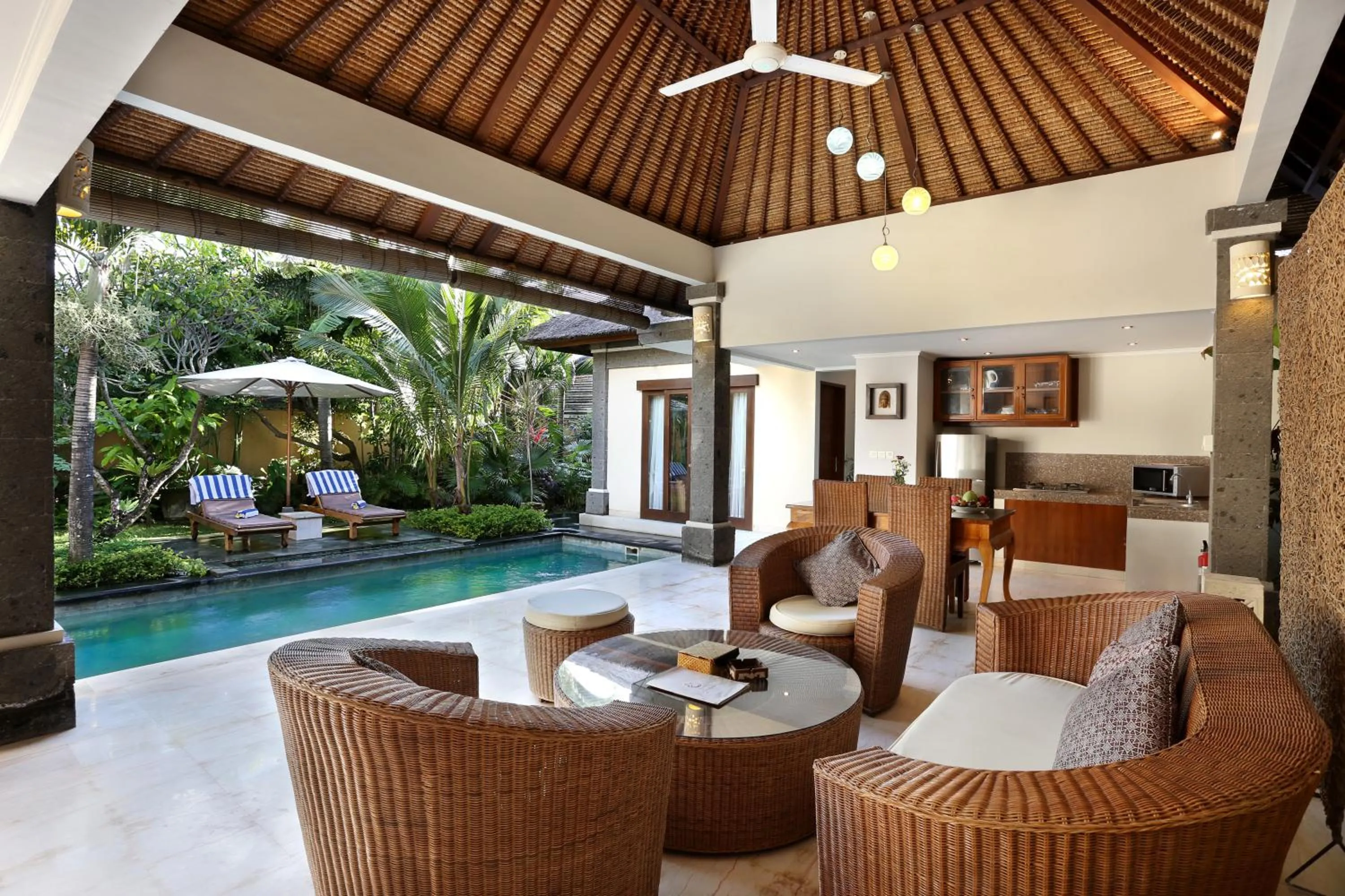 Living room in The Buah Bali Villas
