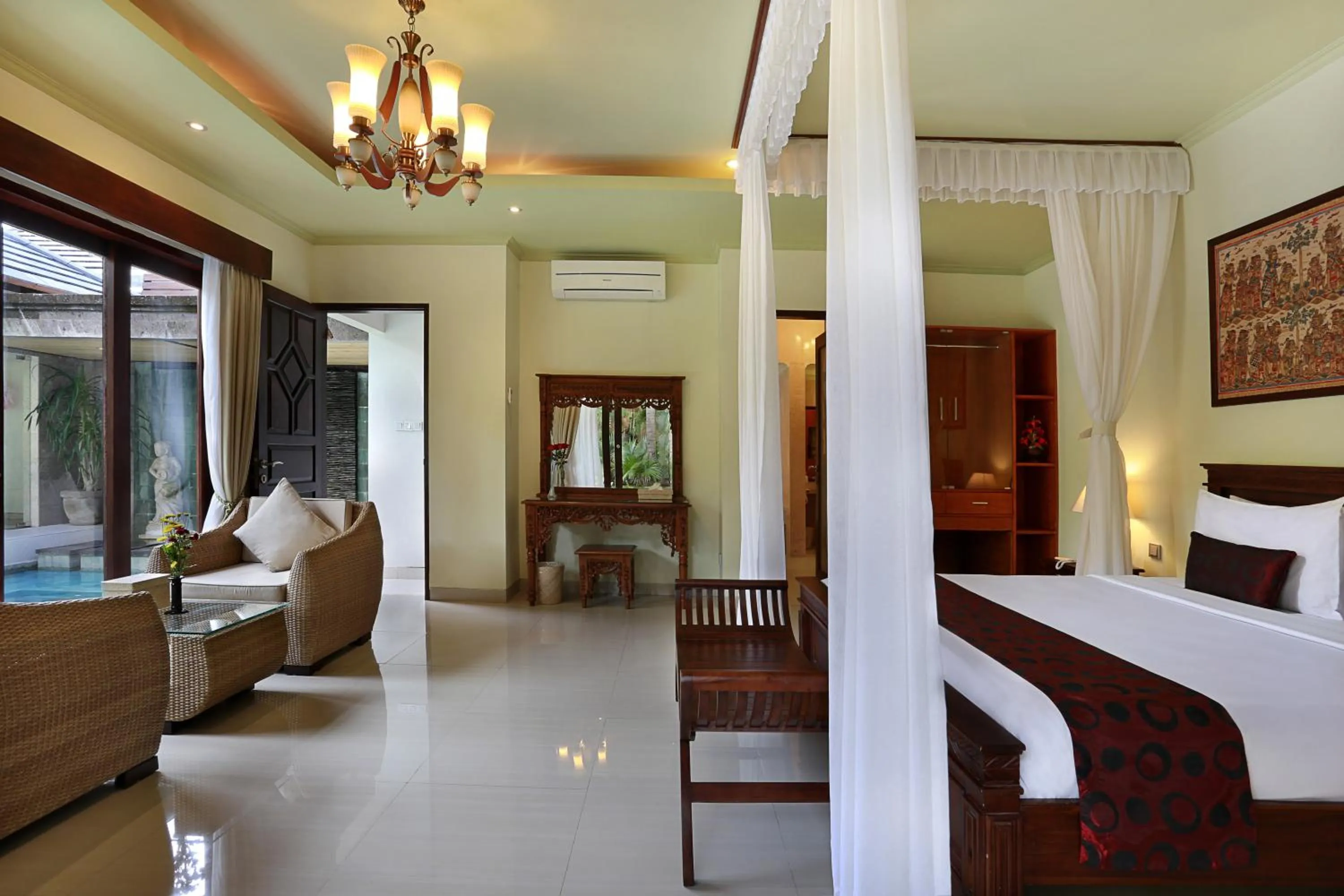 Bedroom, Bed in The Buah Bali Villas