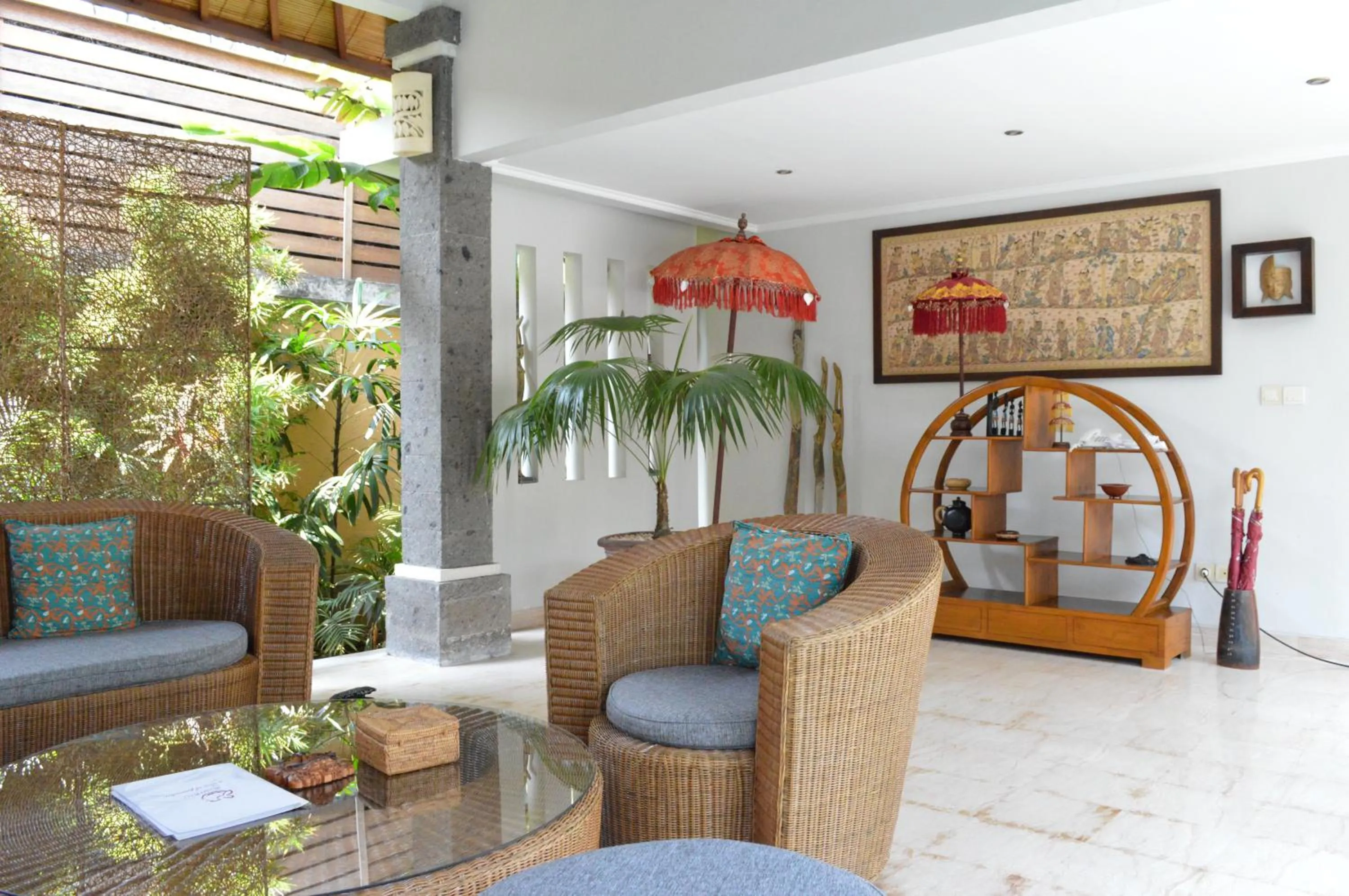 Lobby or reception in The Buah Bali Villas