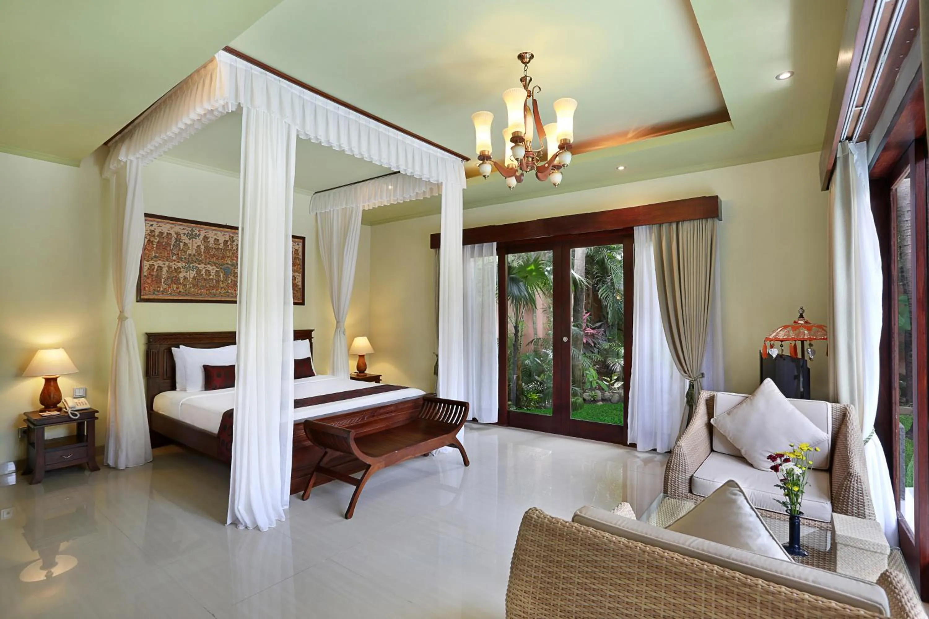Bedroom, Bed in The Buah Bali Villas