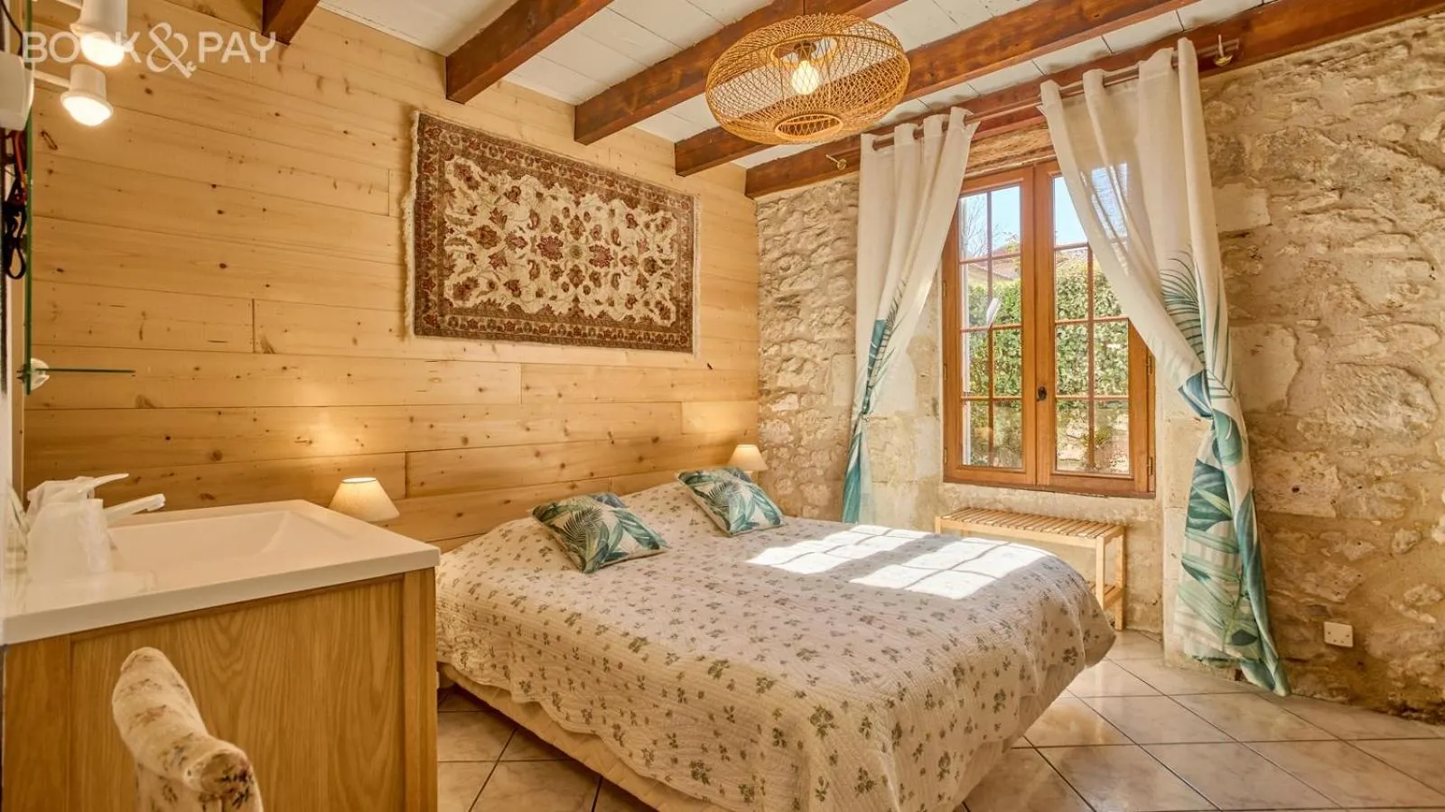 Bed in Chez Moutier
