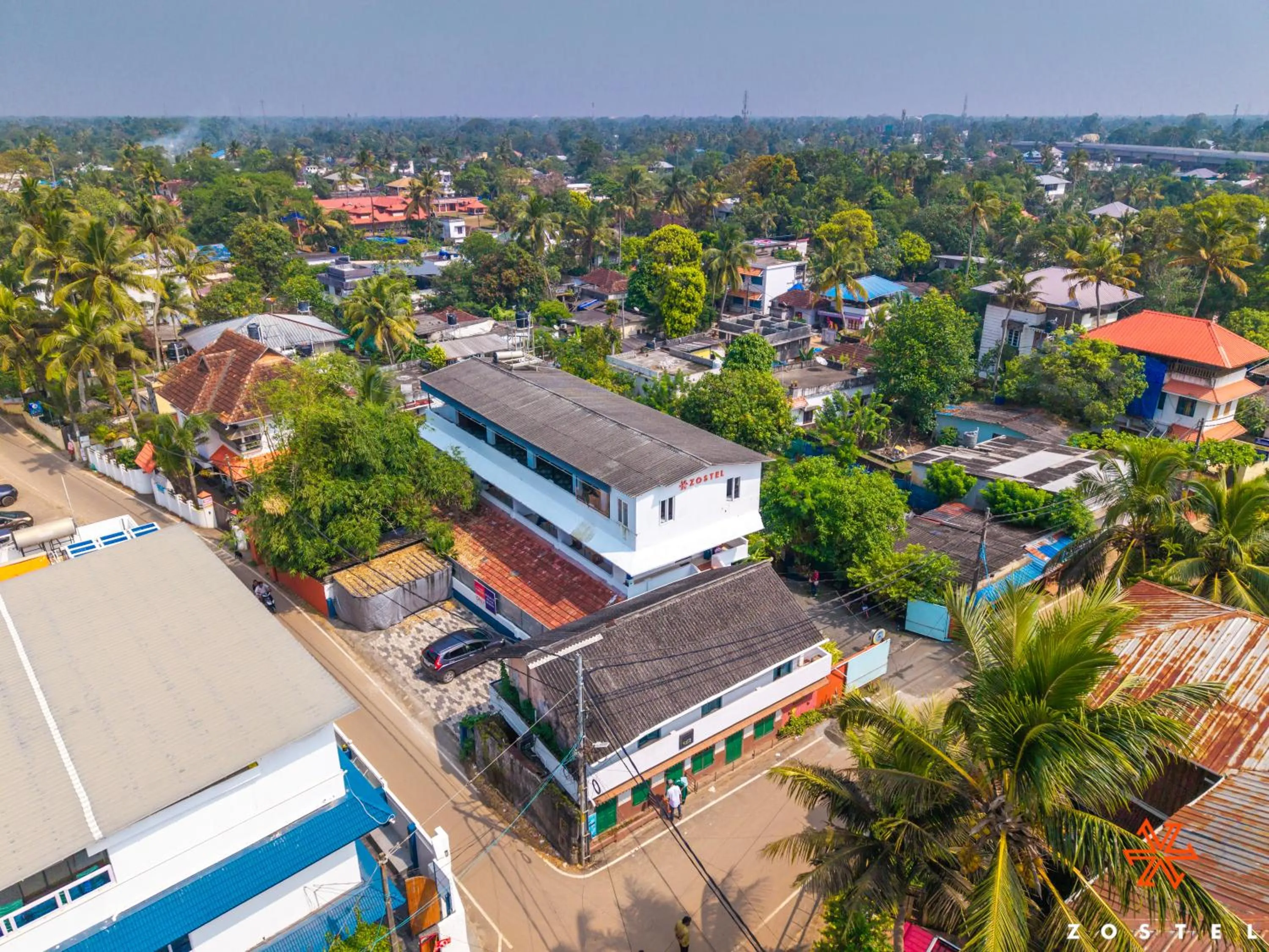 Property building in Zostel Alleppey