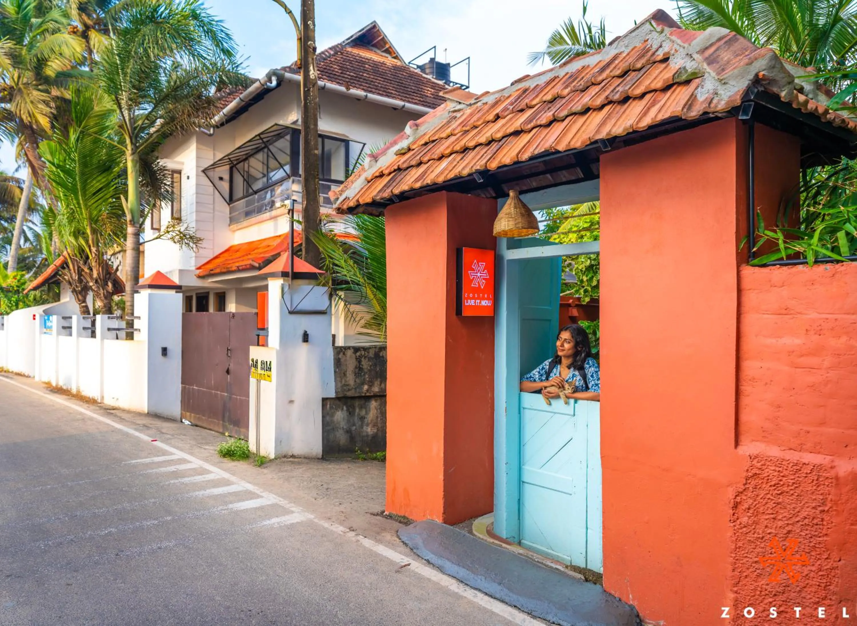 Property building in Zostel Alleppey