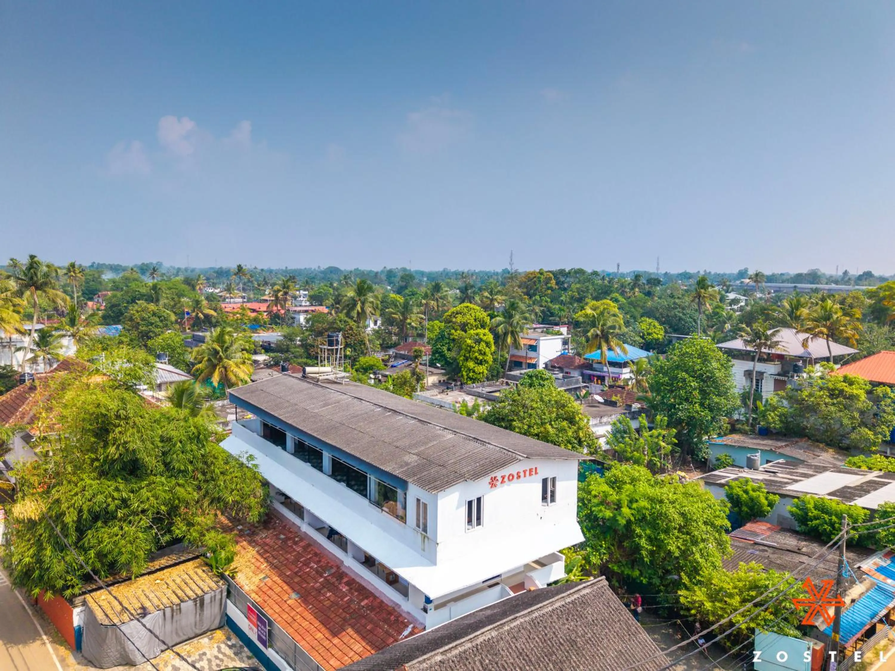 Property building in Zostel Alleppey