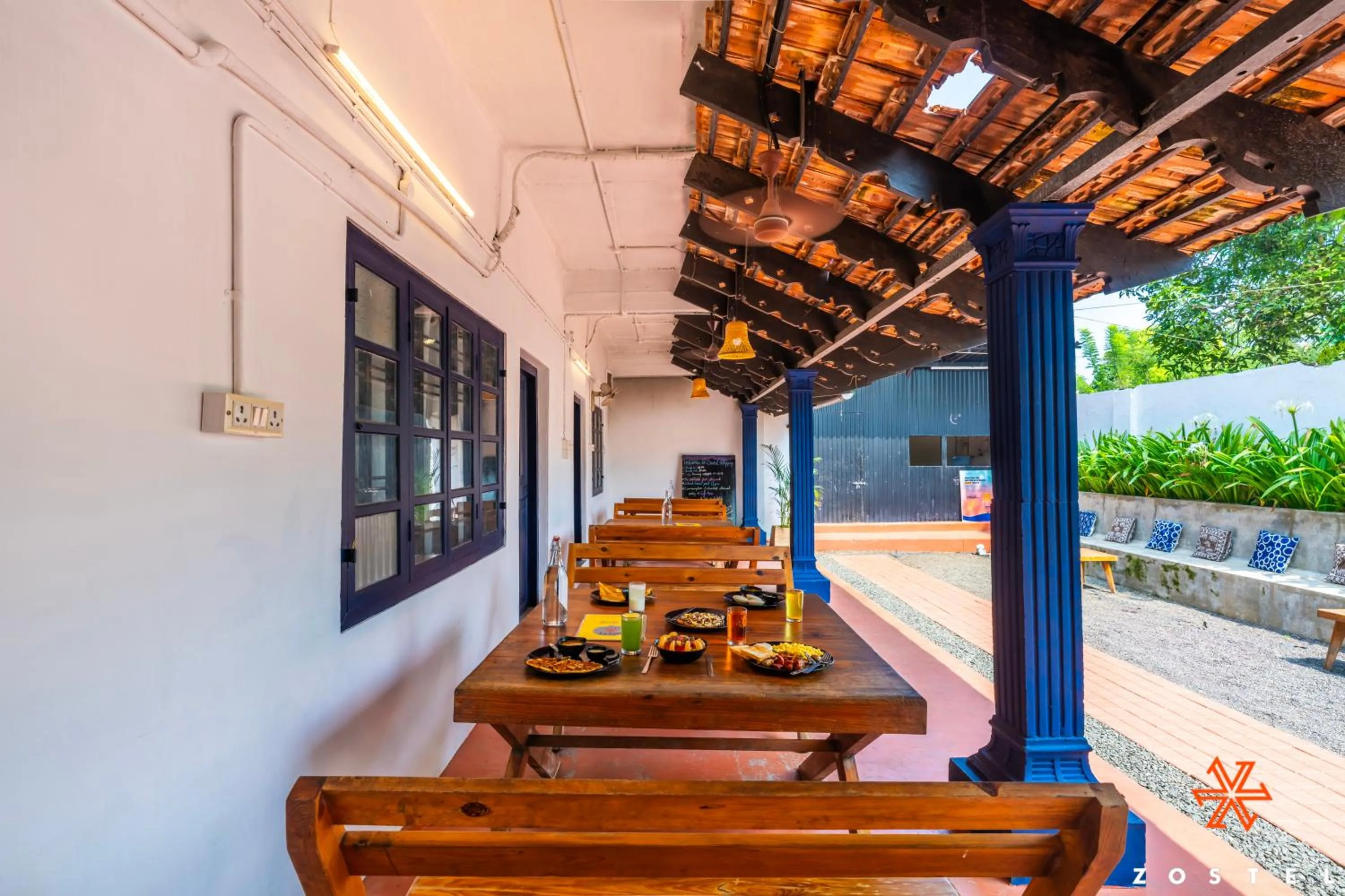 Day in Zostel Alleppey