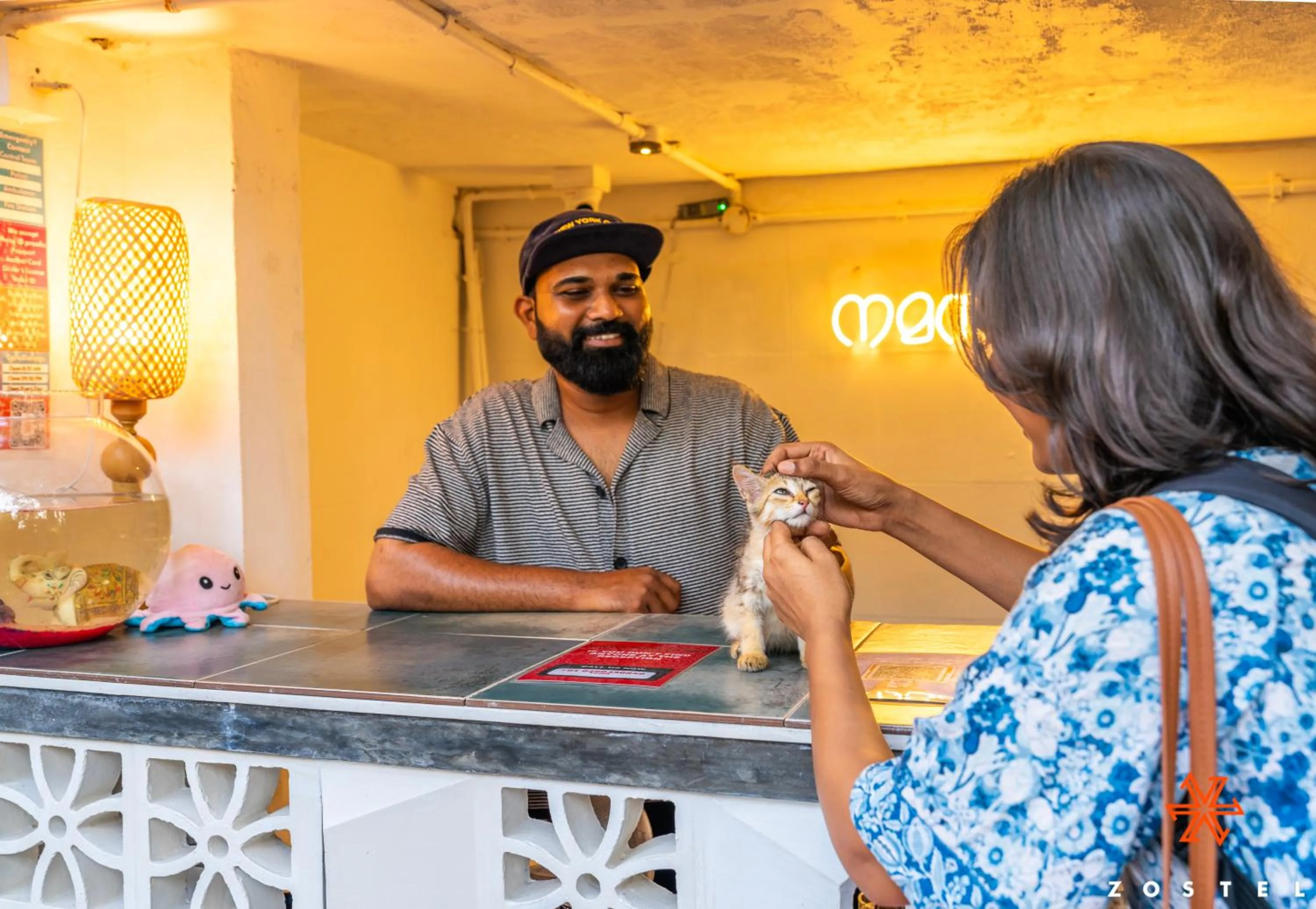 Staff in Zostel Alleppey