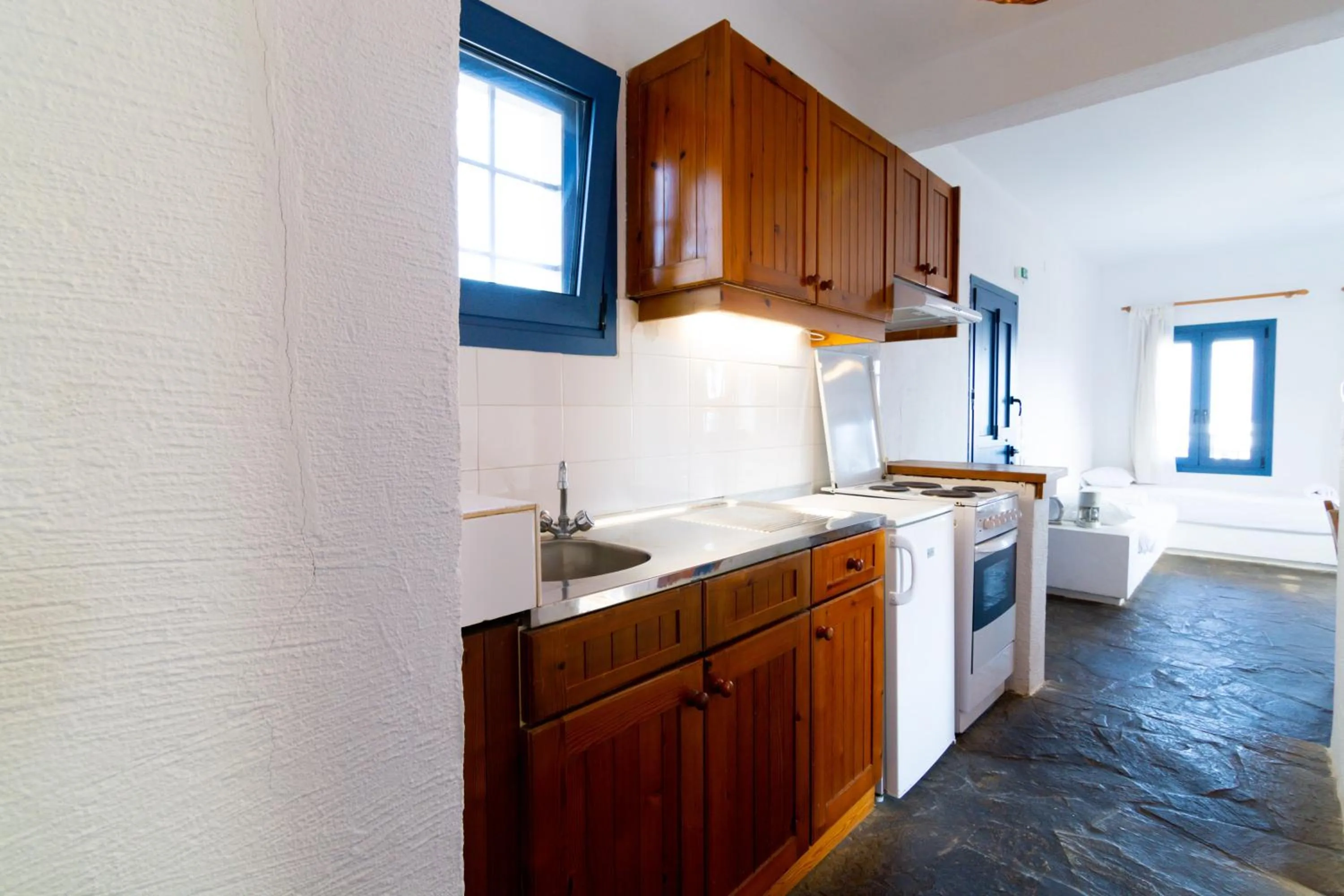 Kitchen or kitchenette in Okirroi Villas Chersonissos