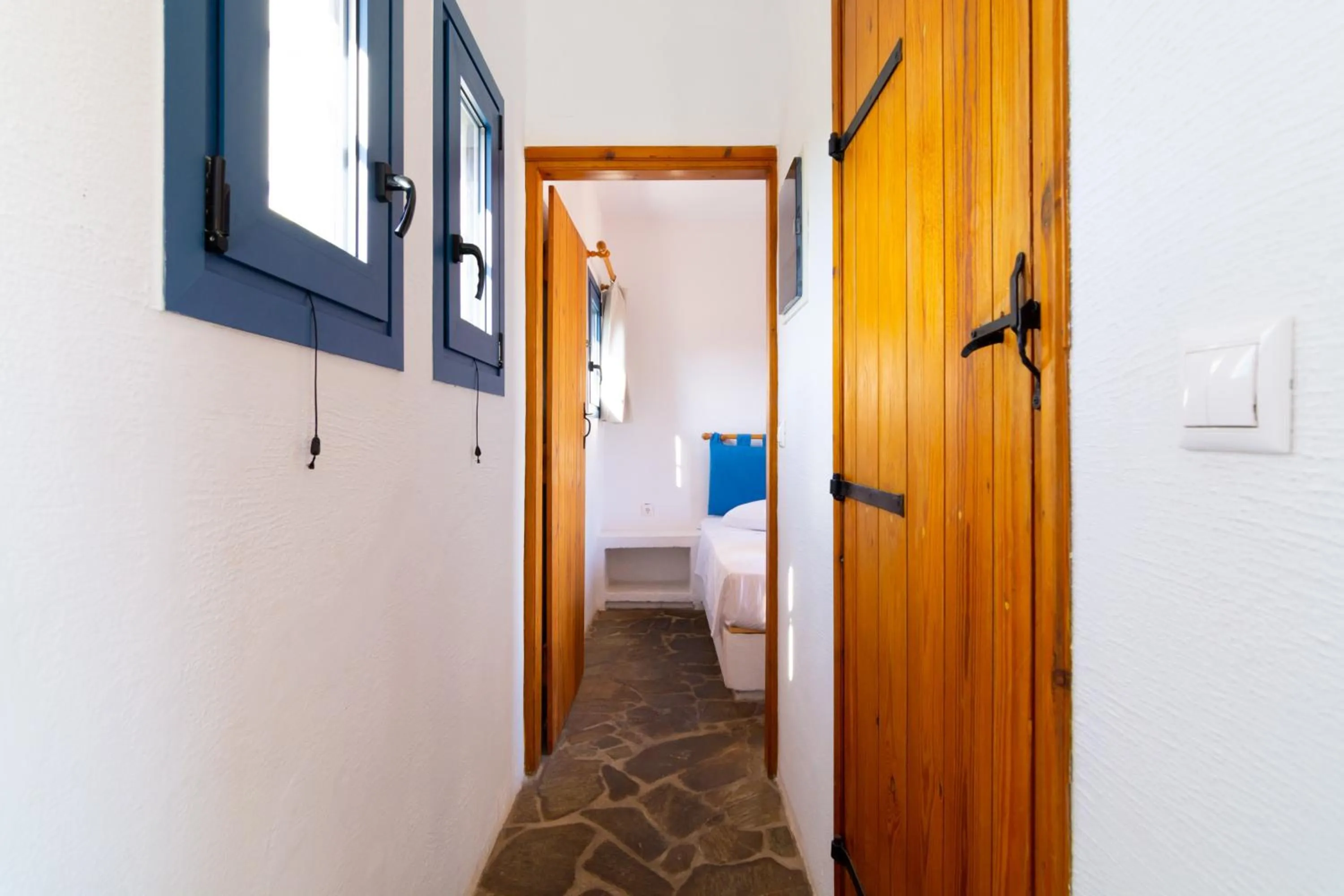Dining area, Bed in Okirroi Villas Chersonissos