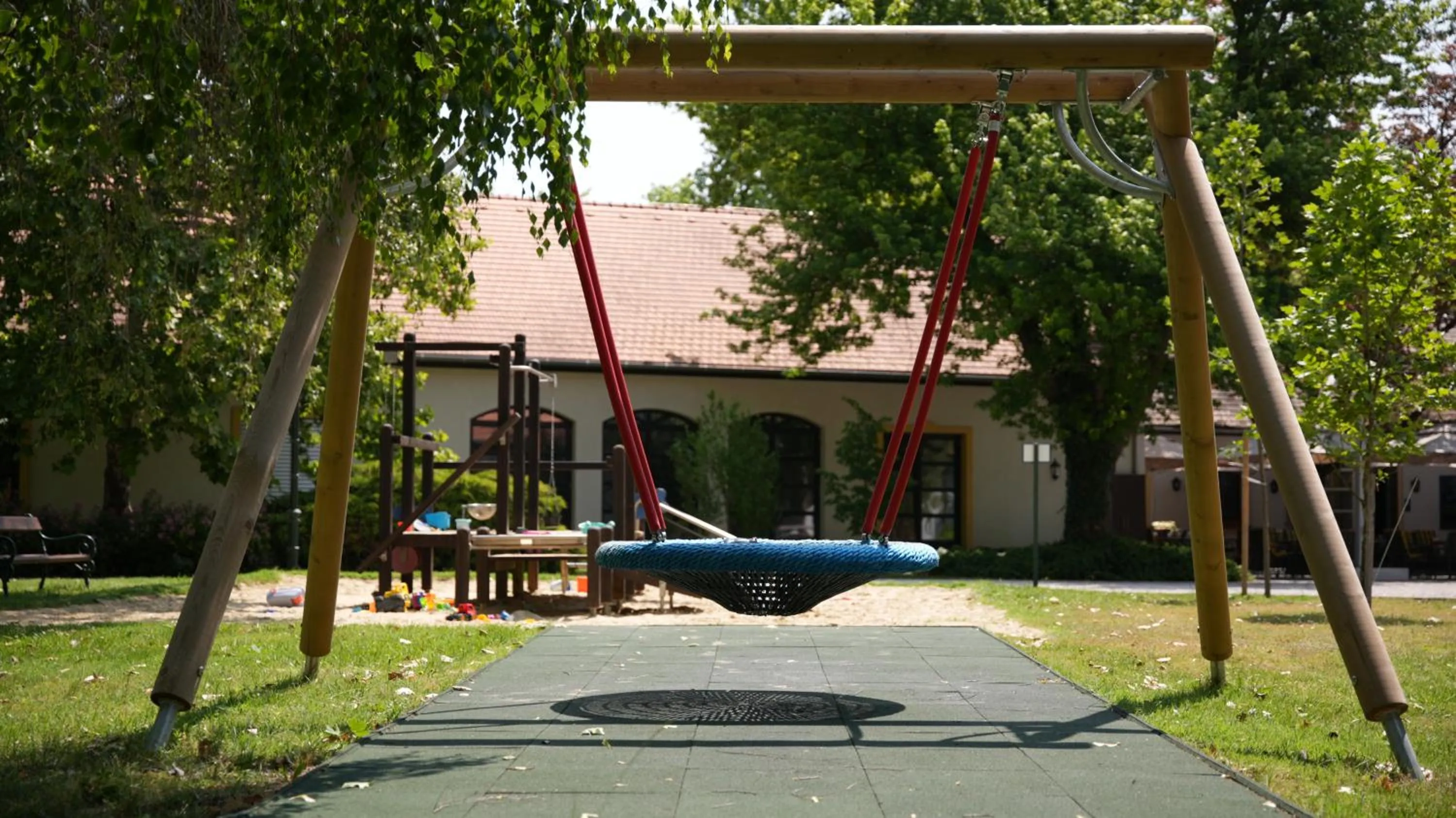 Children play ground in Hubertus Hof Landhotel