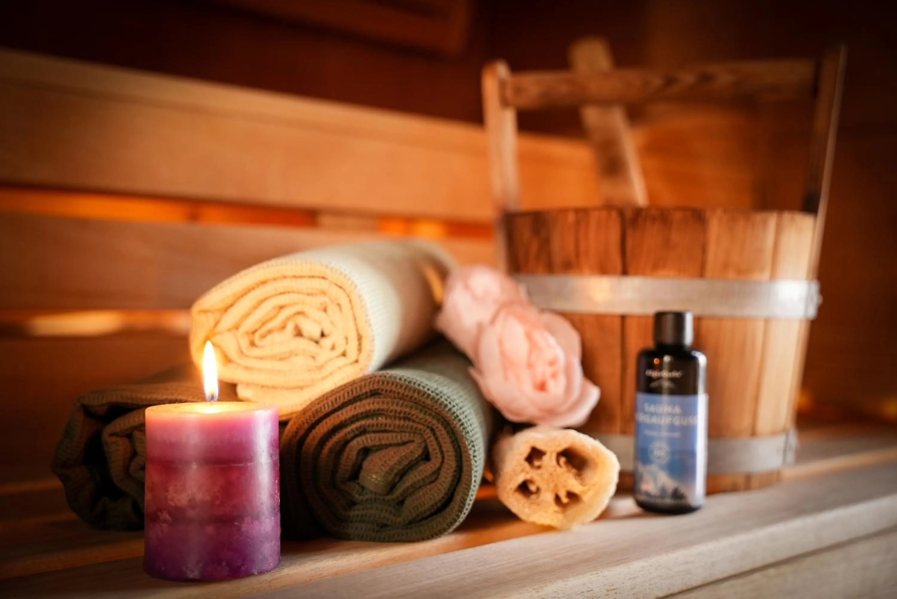 Sauna in Hubertus Hof Landhotel