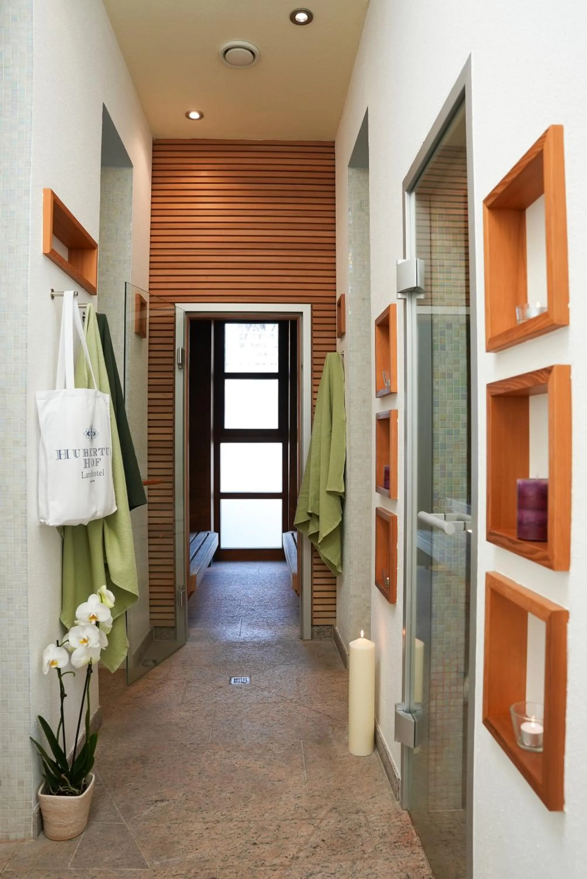 Sauna in Hubertus Hof Landhotel