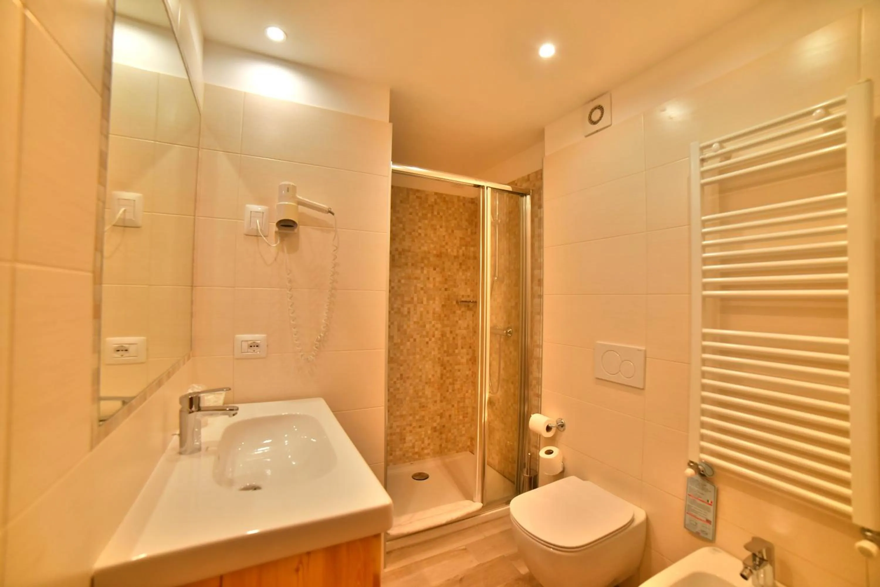 Bathroom in Albergo Stelvio