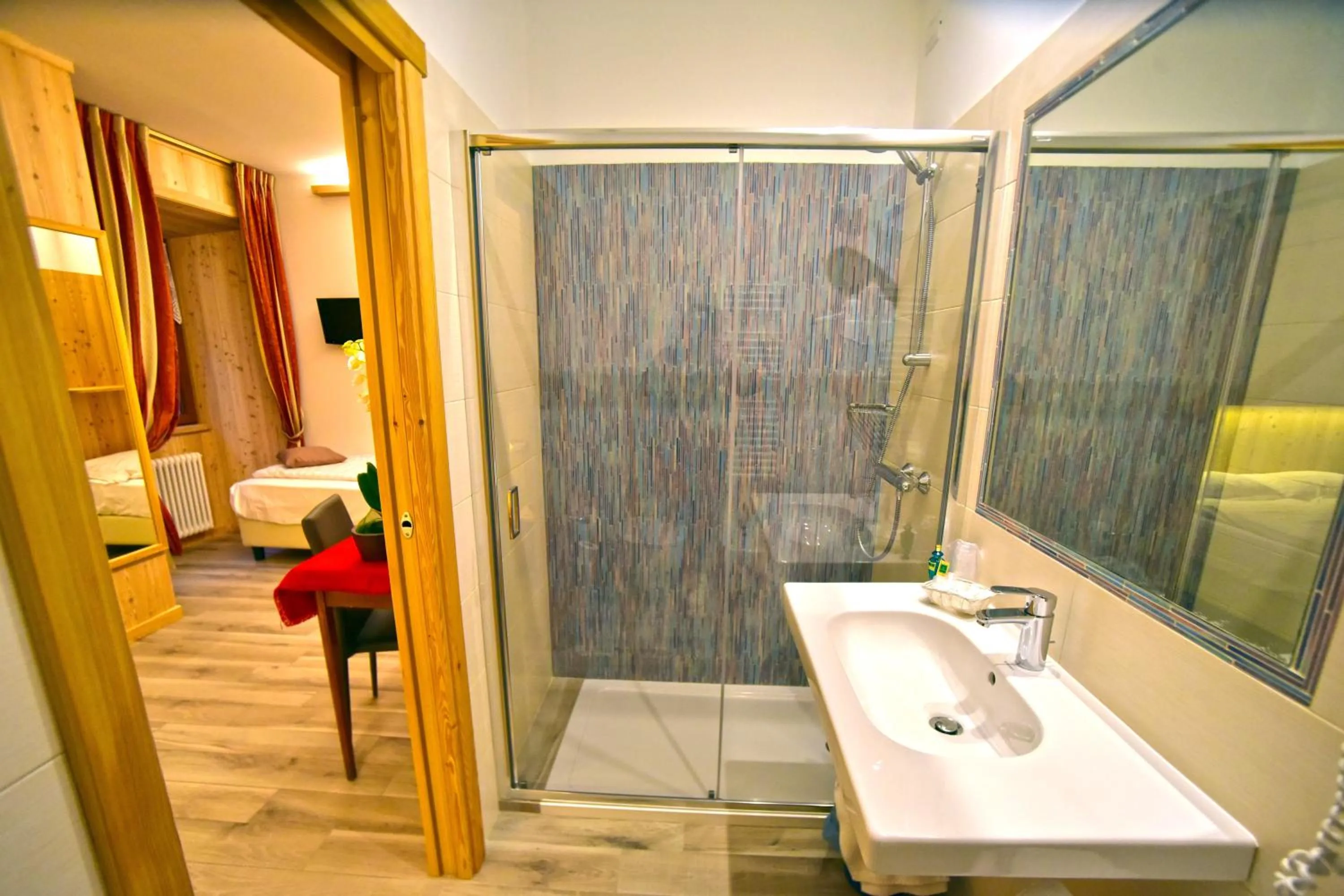 Bathroom in Albergo Stelvio