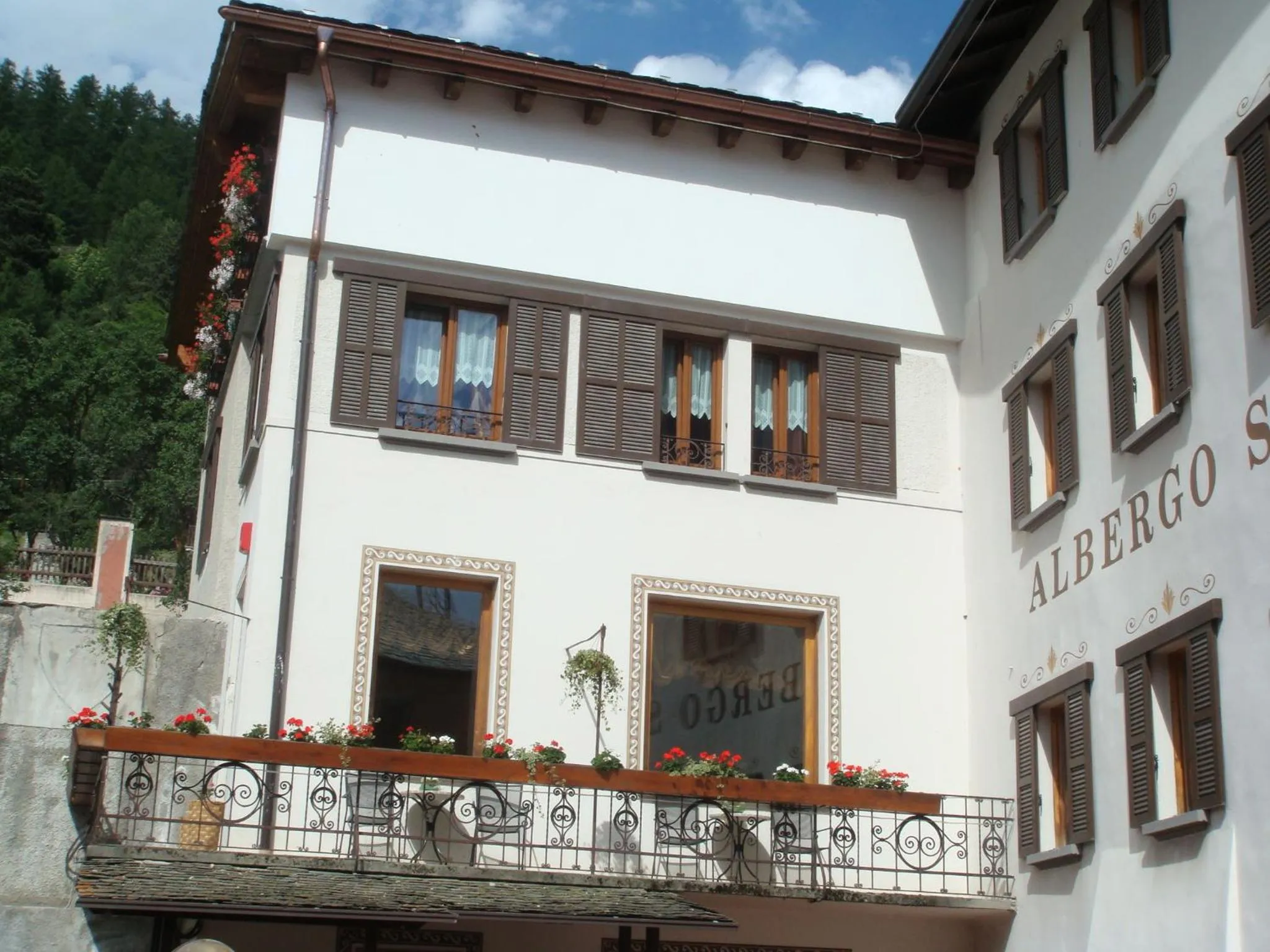 Balcony/Terrace in Albergo Stelvio