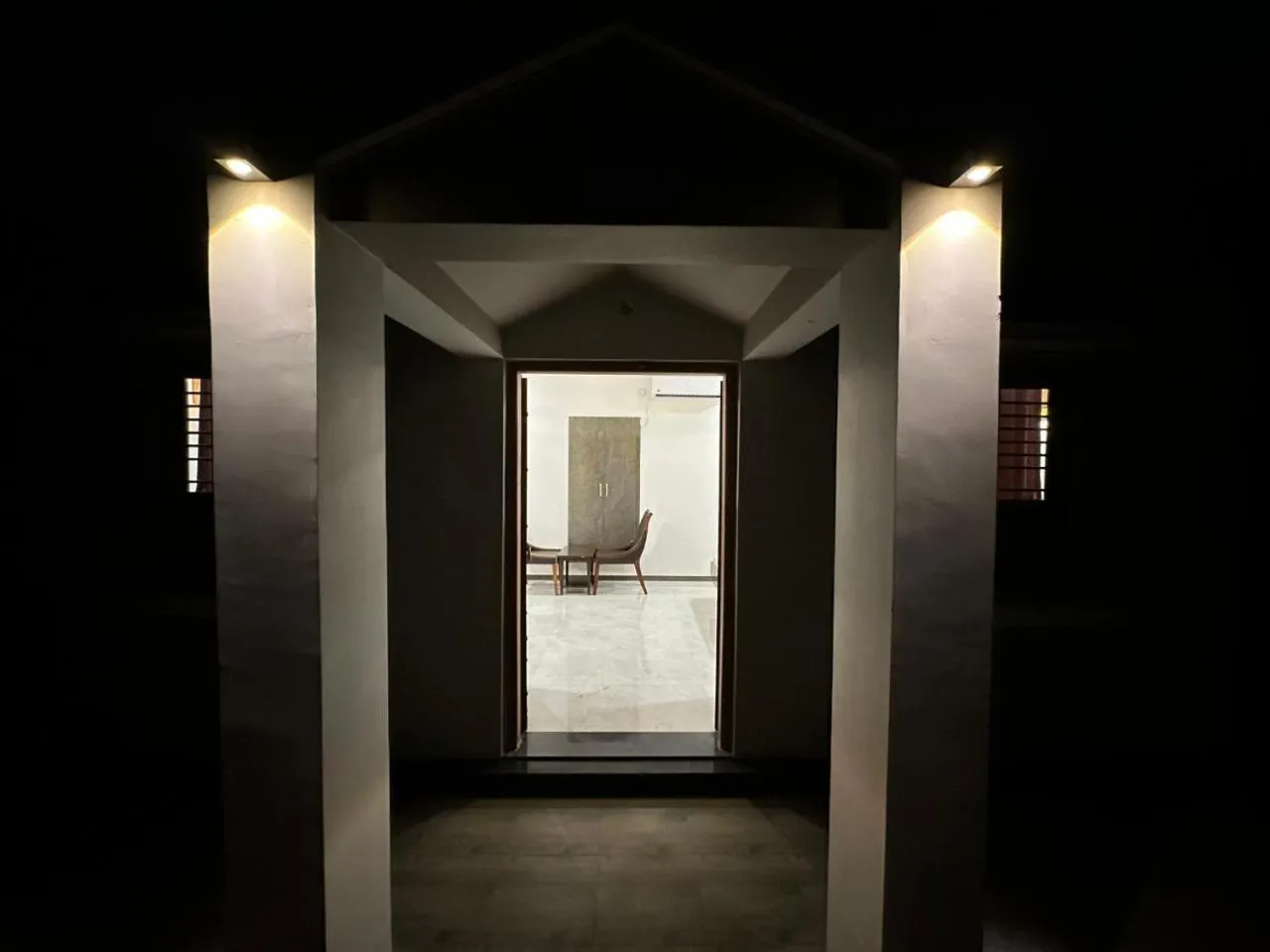 Seating area in Hotel Surbhi